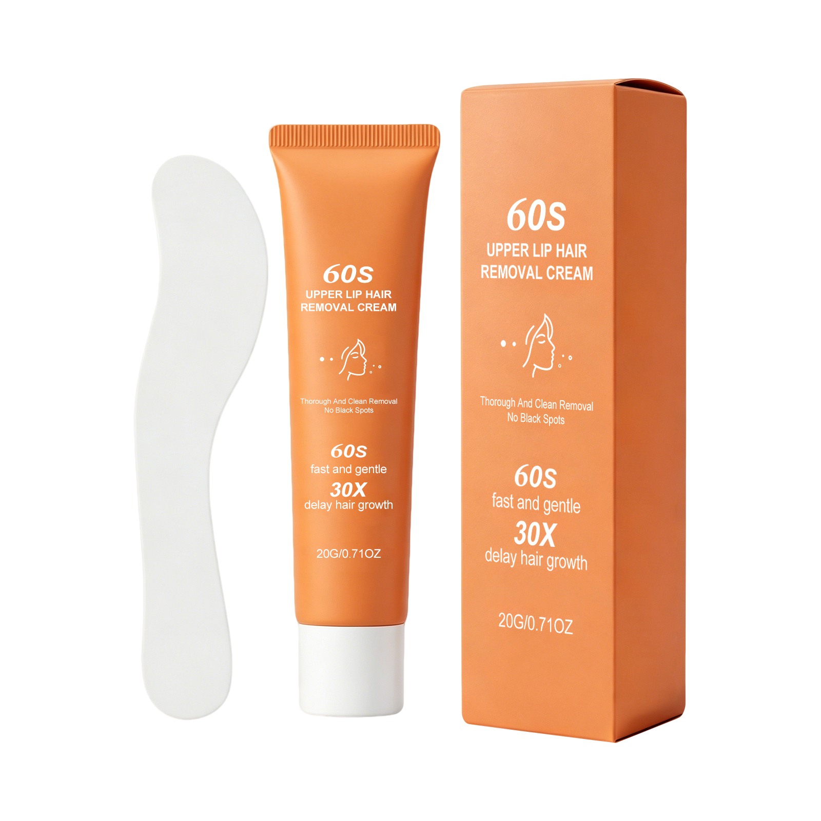 Facial Hair Removal Cream Mild Formula Clean Refreshing Non Sticky Care Smooth Skin Face Fuzz