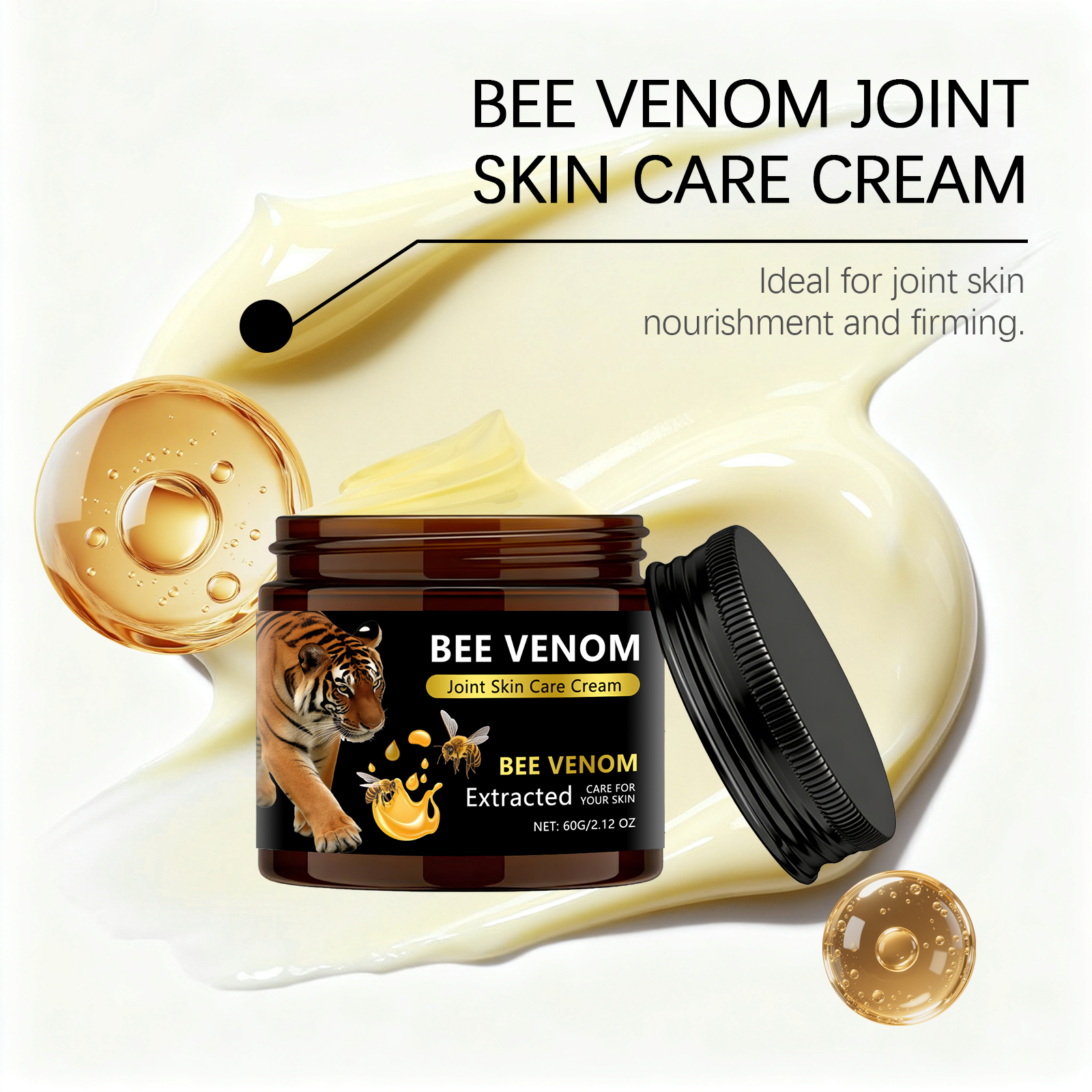 Bee Venom Joint Care Cream Mild Nourish Body Joint External Comfort Smear Daily Care Lotion