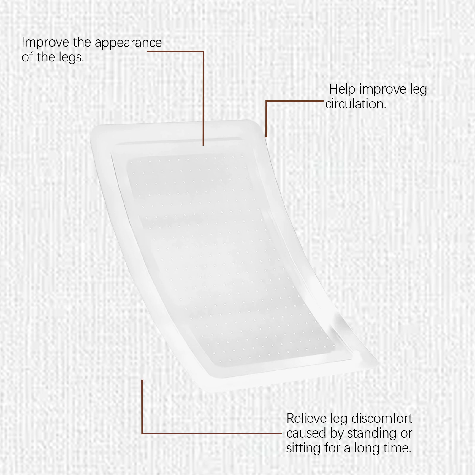 Leg Soothing Care Patch Mild Massage Leg Skin Light Breathable Comfort Convenient Gentle Nursing