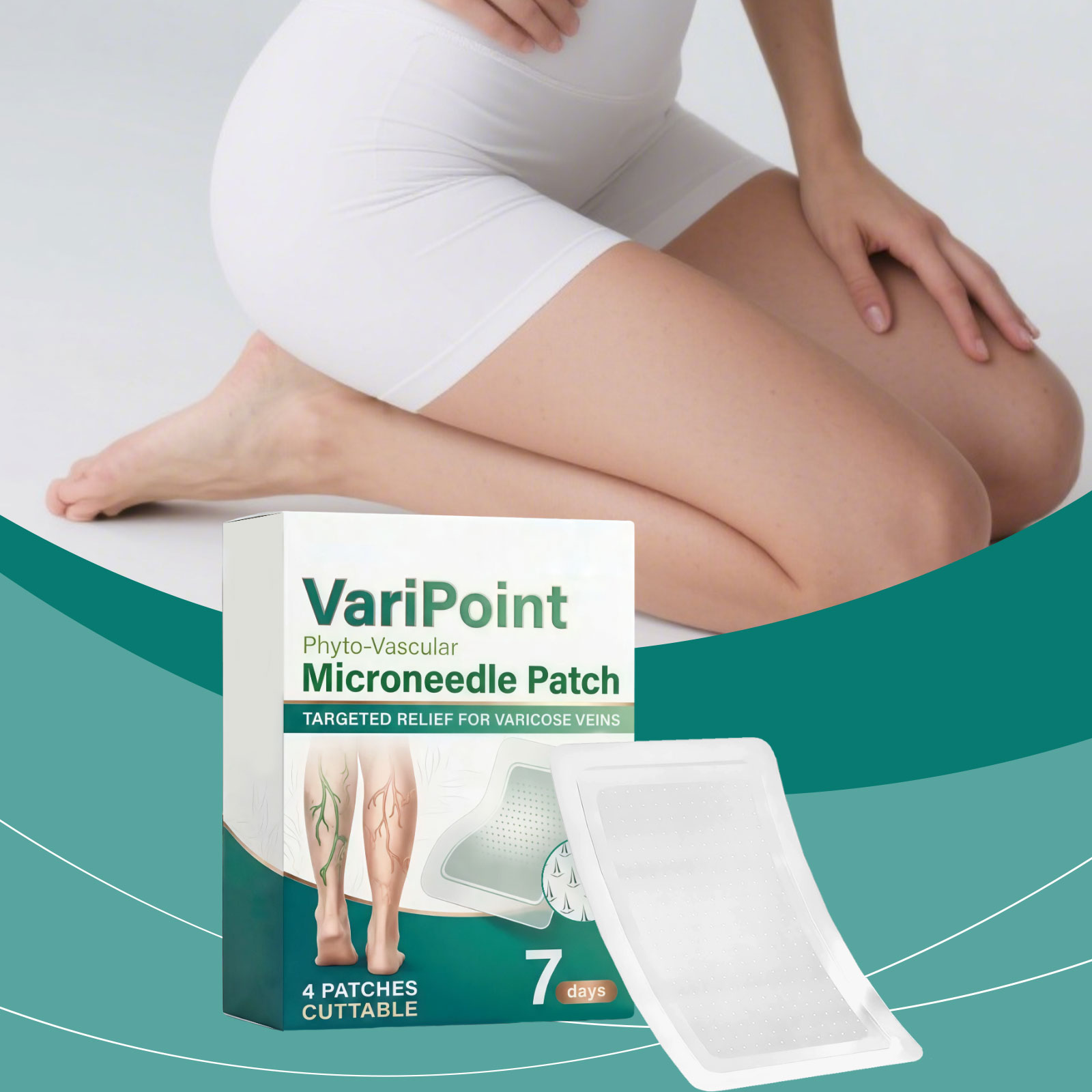 Leg Soothing Care Patch Mild Massage Leg Skin Light Breathable Comfort Convenient Gentle Nursing