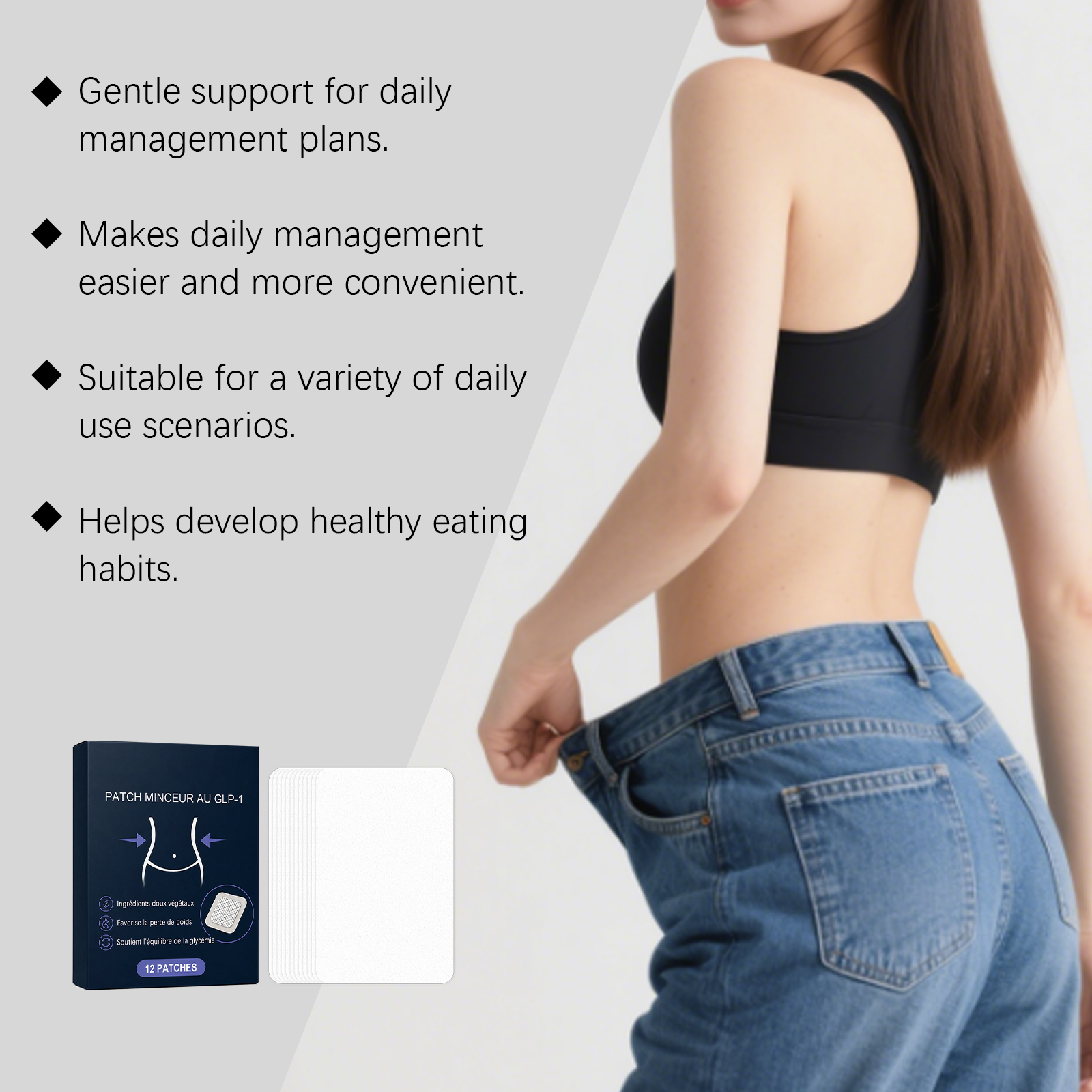 Body Line Patch Skin Friendly Breathable Show Figure Slim Body Management Grace Posture Care Sticker