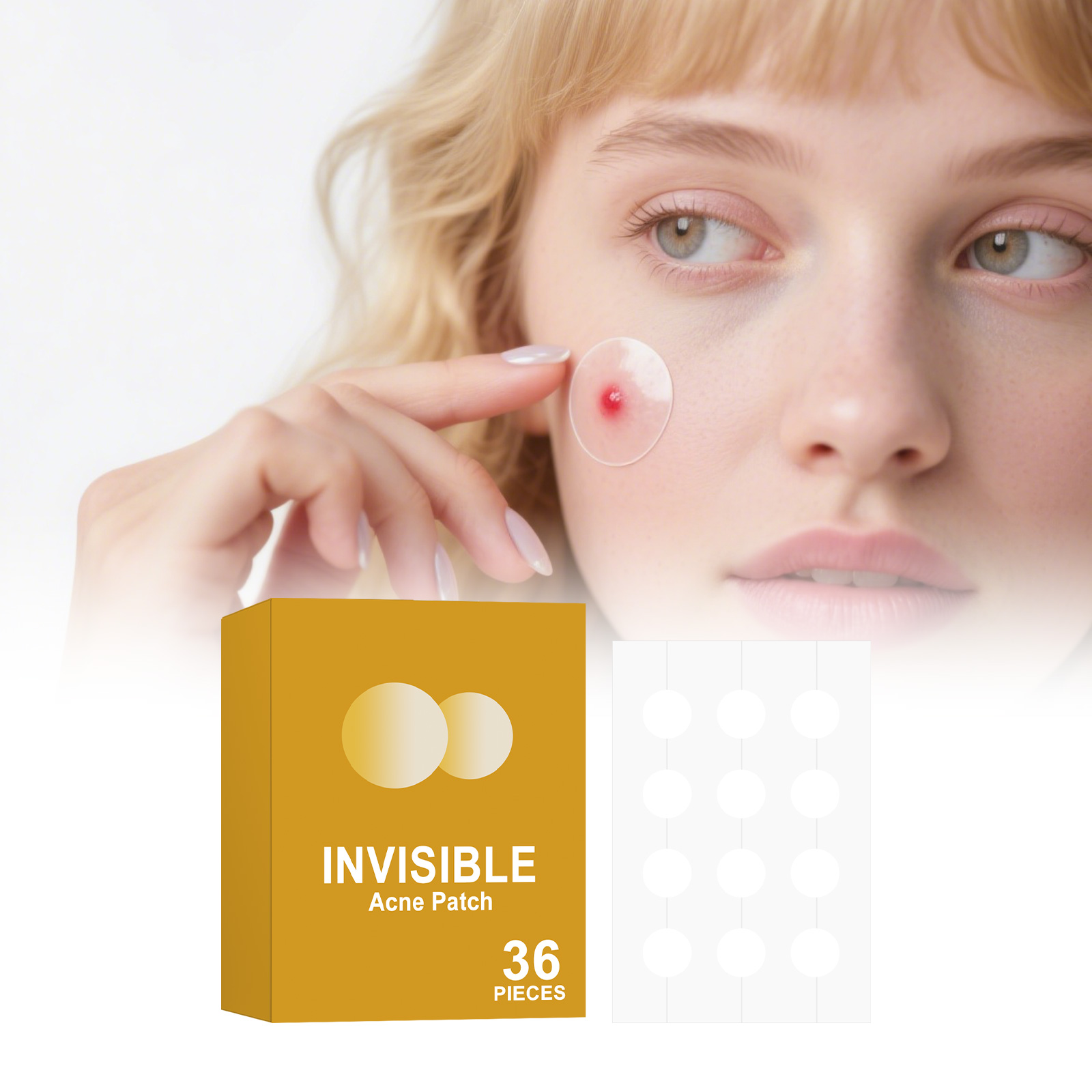 Acne Patch Gentle Clean Facial Surface Acne Smooth Comfort Ultra Thin Invisible Skin Friendly