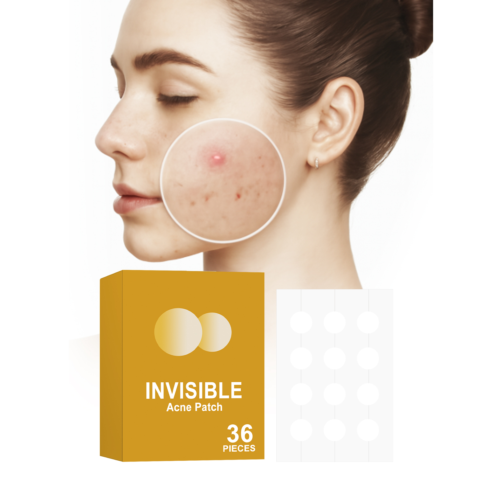 Acne Patch Gentle Clean Facial Surface Acne Smooth Comfort Ultra Thin Invisible Skin Friendly