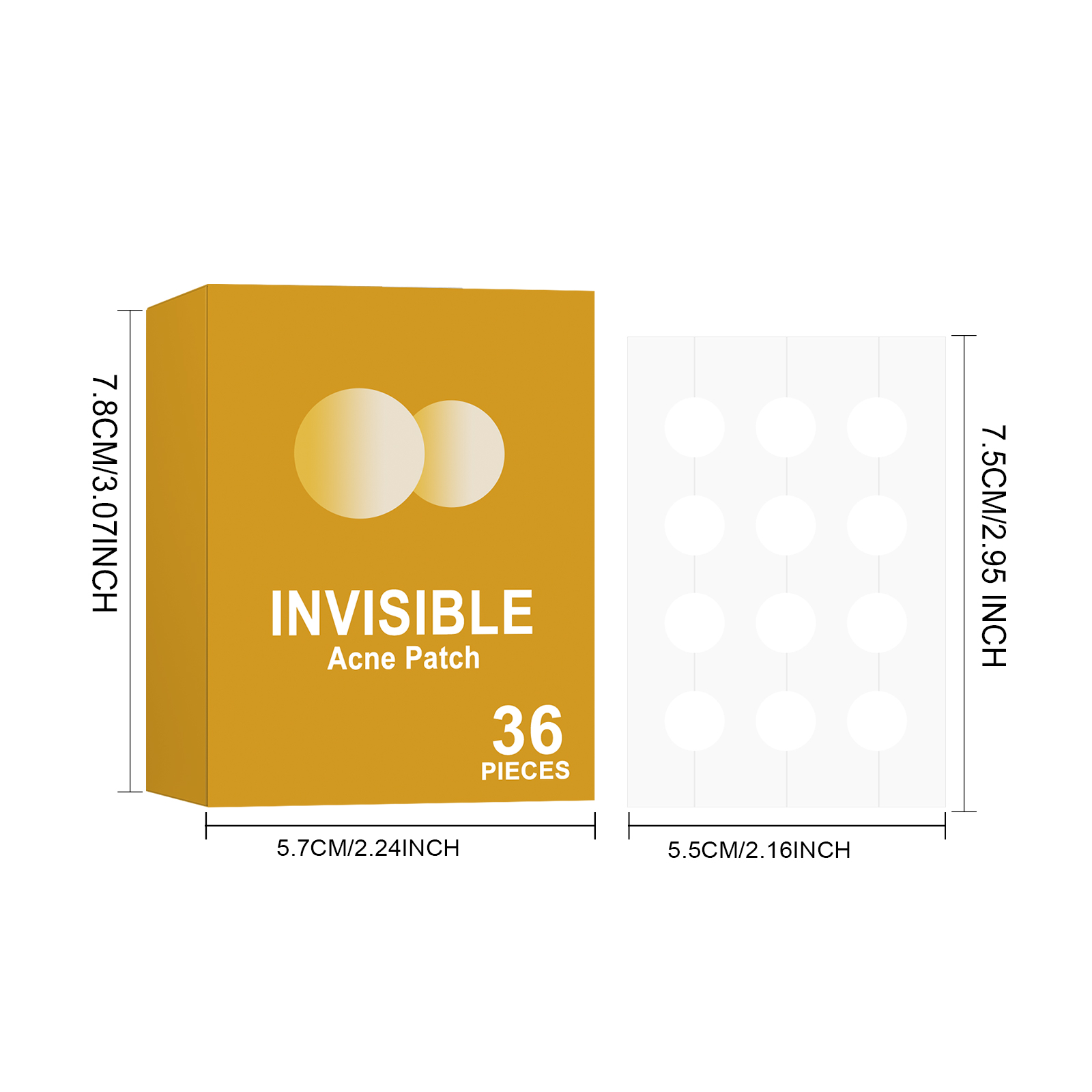 Acne Patch Gentle Clean Facial Surface Acne Smooth Comfort Ultra Thin Invisible Skin Friendly