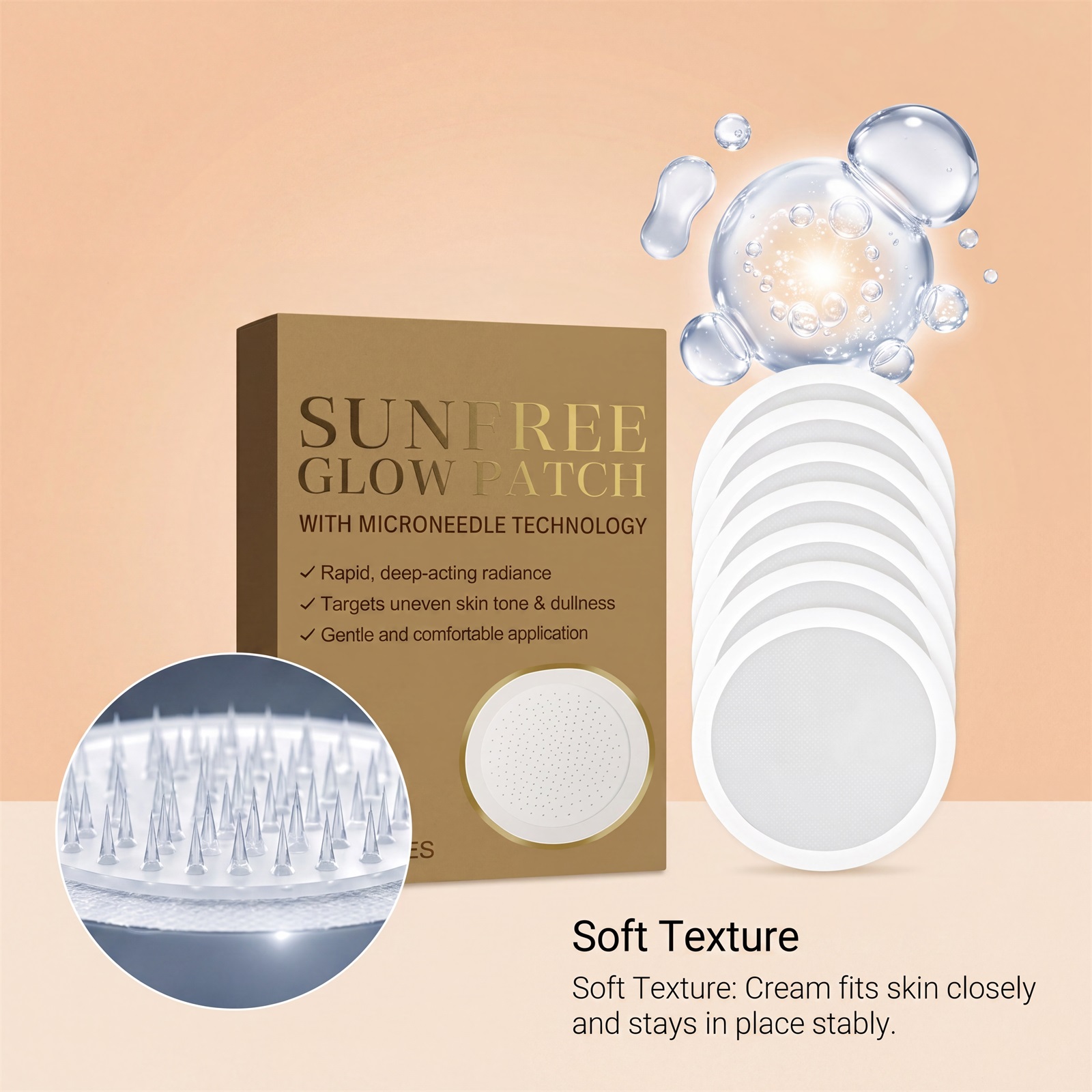 Brightening Patch Sun-Free Nourishing Mild Skin-Fit Multi-Skin Suitable Dense Soft Daily Comfort Sticker