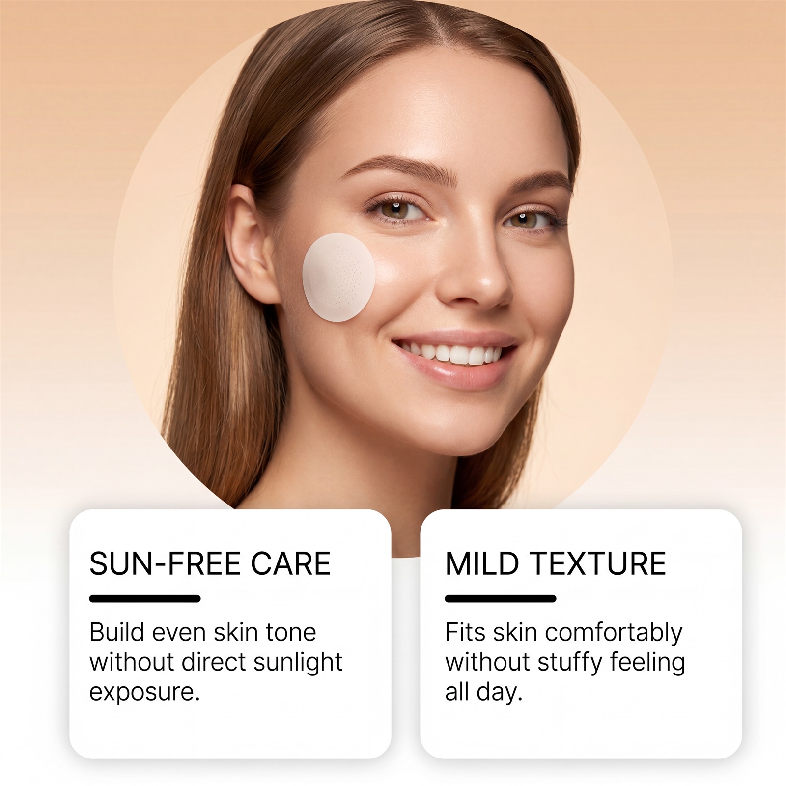 Brightening Patch Sun-Free Nourishing Mild Skin-Fit Multi-Skin Suitable Dense Soft Daily Comfort Sticker