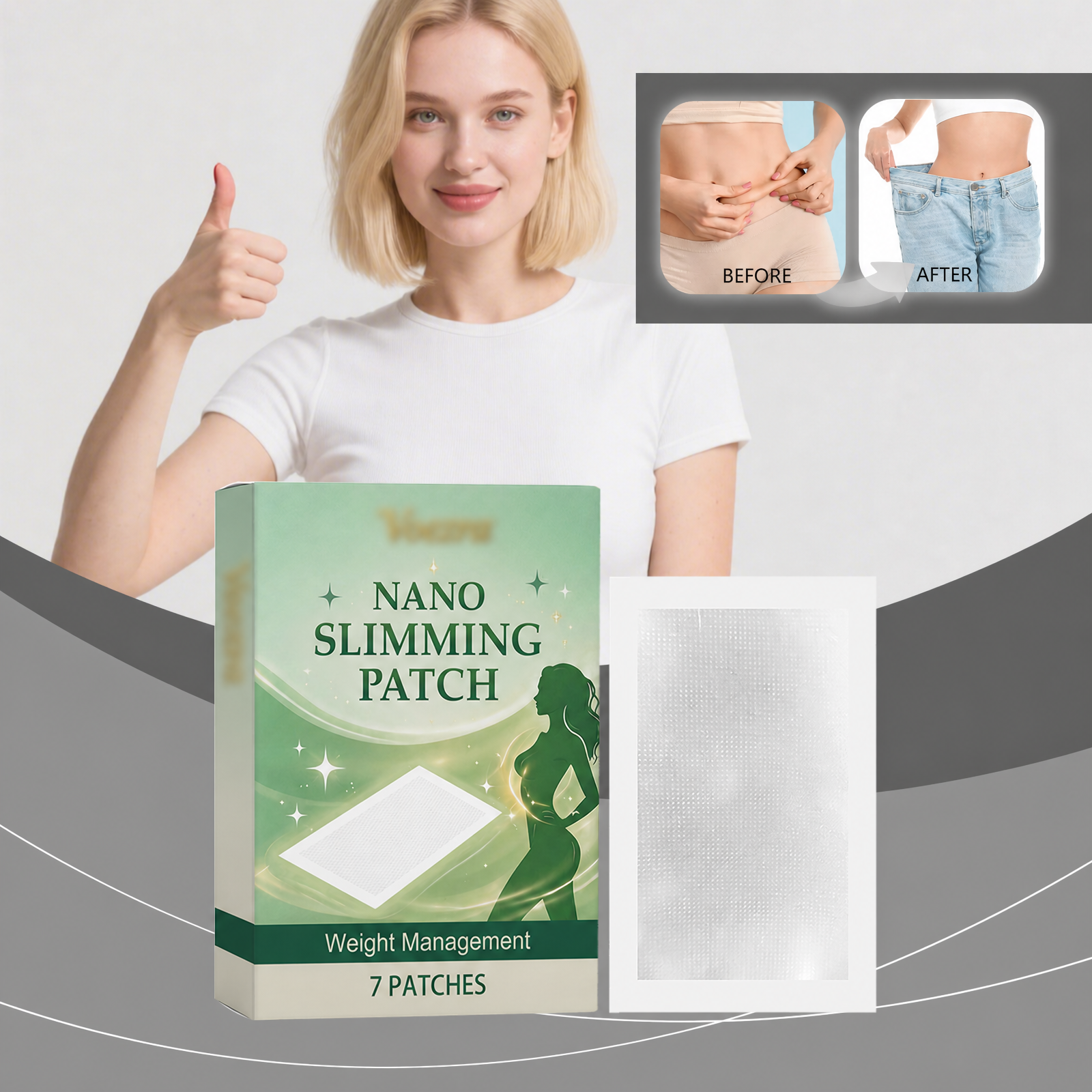 Nano Maintenance Microneedle Patch With Ten Essences Penetrating Mild Formula Convenient Daily Body Care