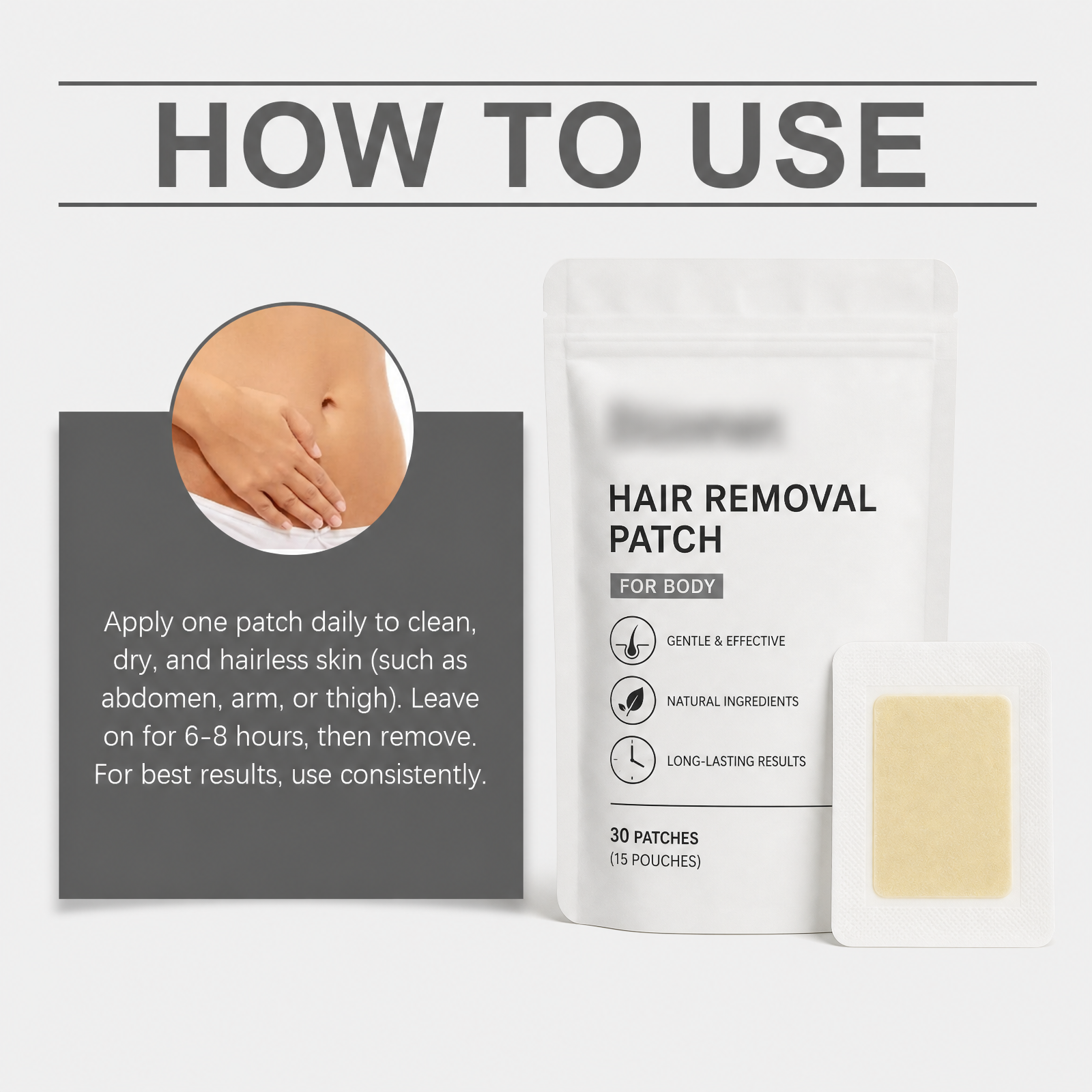 Nano Maintenance Microneedle Patch With Ten Essences Penetrating Mild Formula Convenient Daily Body Care