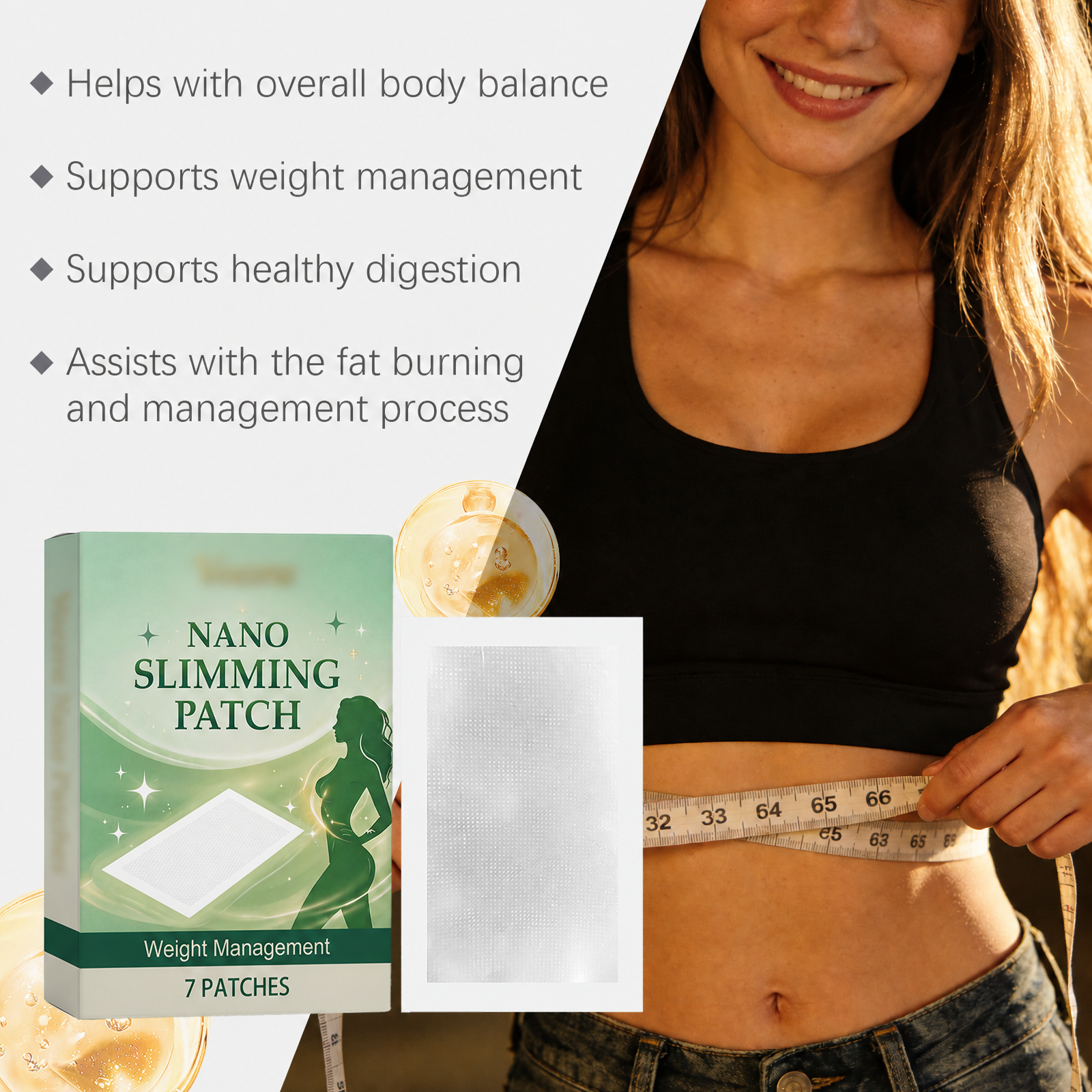 Nano Maintenance Microneedle Patch With Ten Essences Penetrating Mild Formula Convenient Daily Body Care