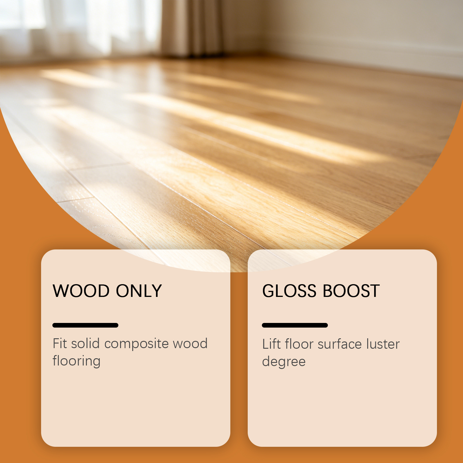 Floor Care Agent Household Solid Wood Daily Cleaning Convenient Brightening Decontamination Nursing Floor Dust Stain