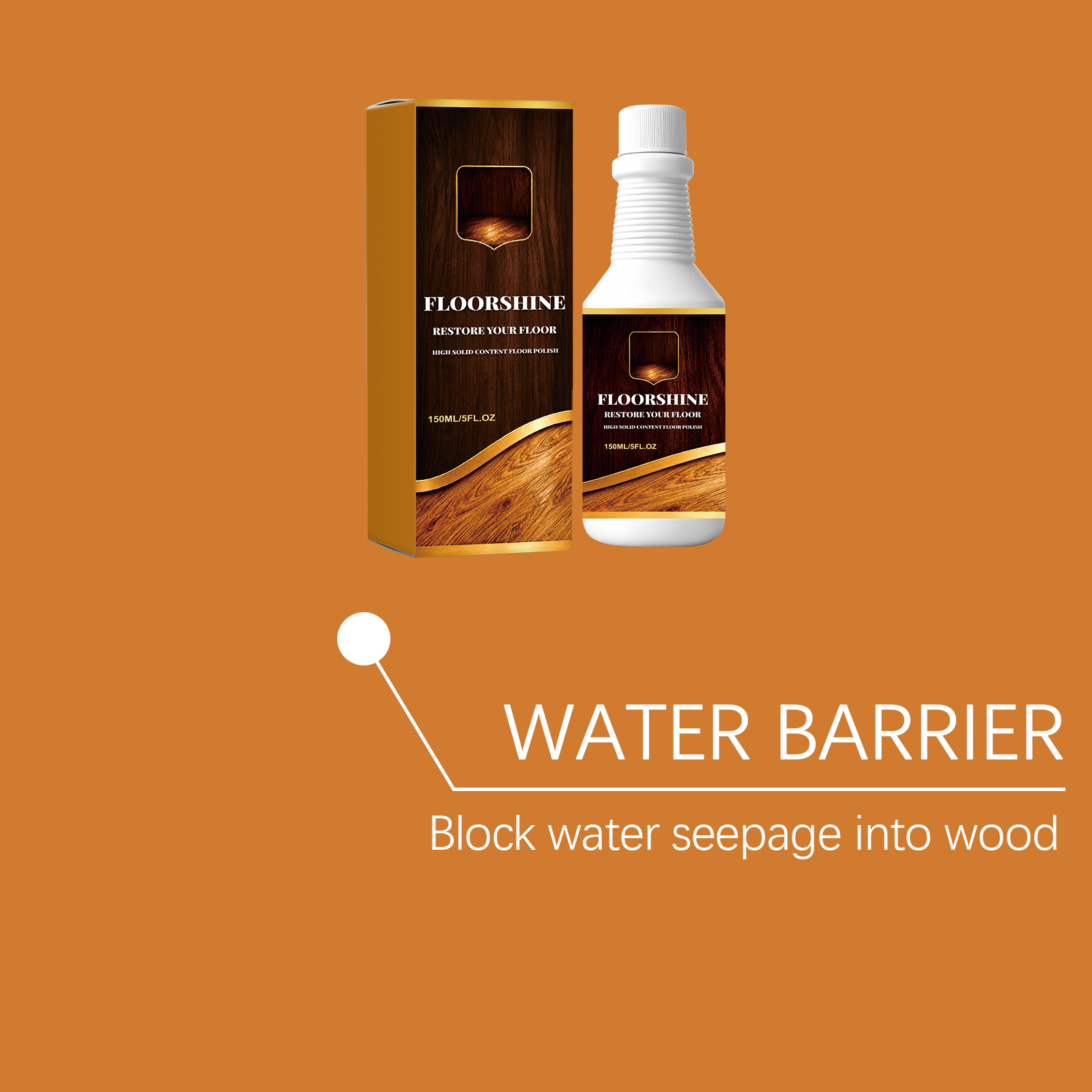 Floor Care Agent Household Solid Wood Daily Cleaning Convenient Brightening Decontamination Nursing Floor Dust Stain