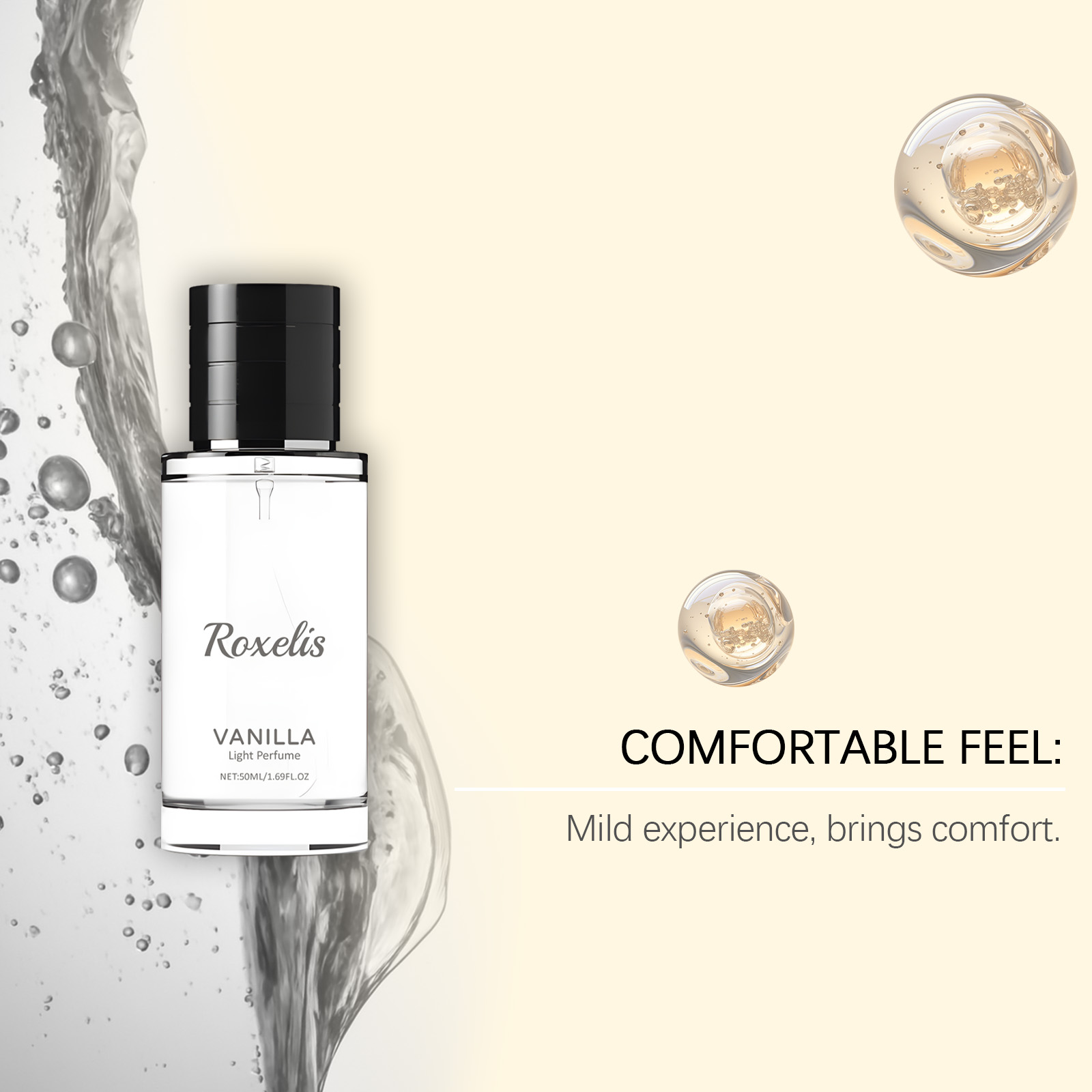 Vanilla Scented Perfume Mild Natural Fresh Elegant Longlasting Portable Graceful Daily External Fragrance