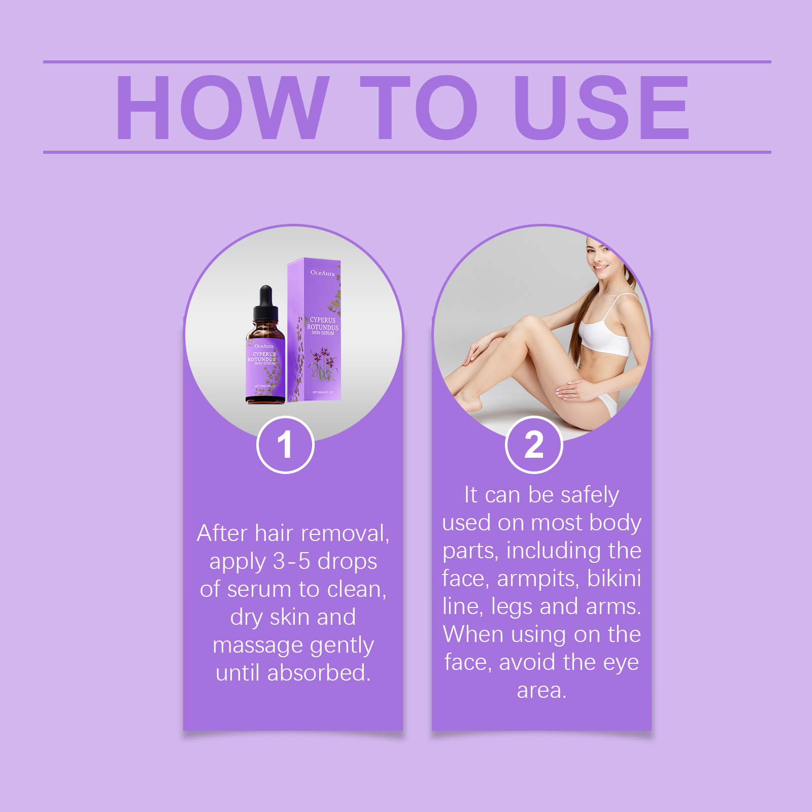Hair Removal Essence Gentle Care Refreshing No Dark Spots Daily Skin Cleansing Depilatory Care Serum