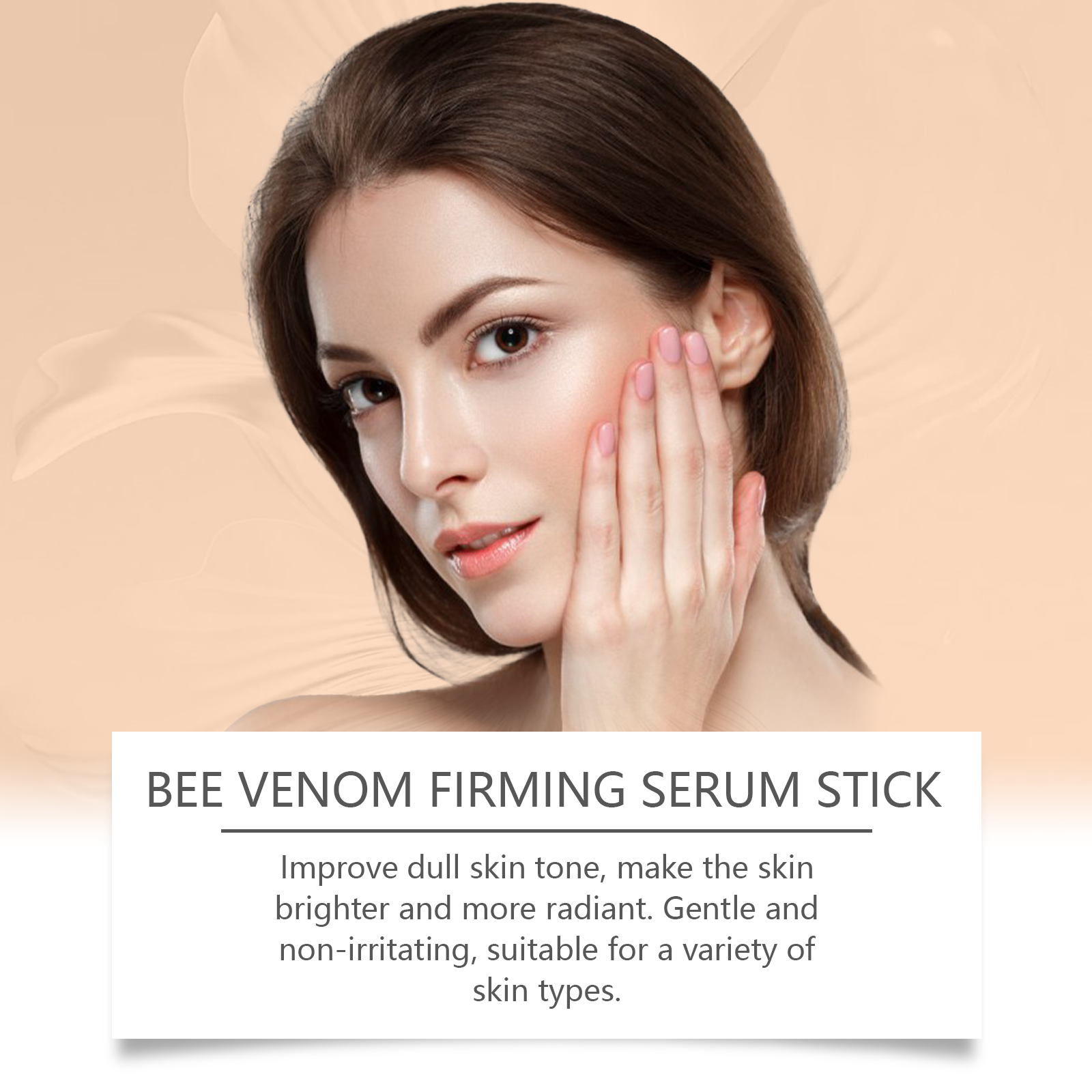 Bee Venom Firming Essence Stick Nourish Boost Skin Elasticity Moisturize Facial Tightening Skin Care Essence