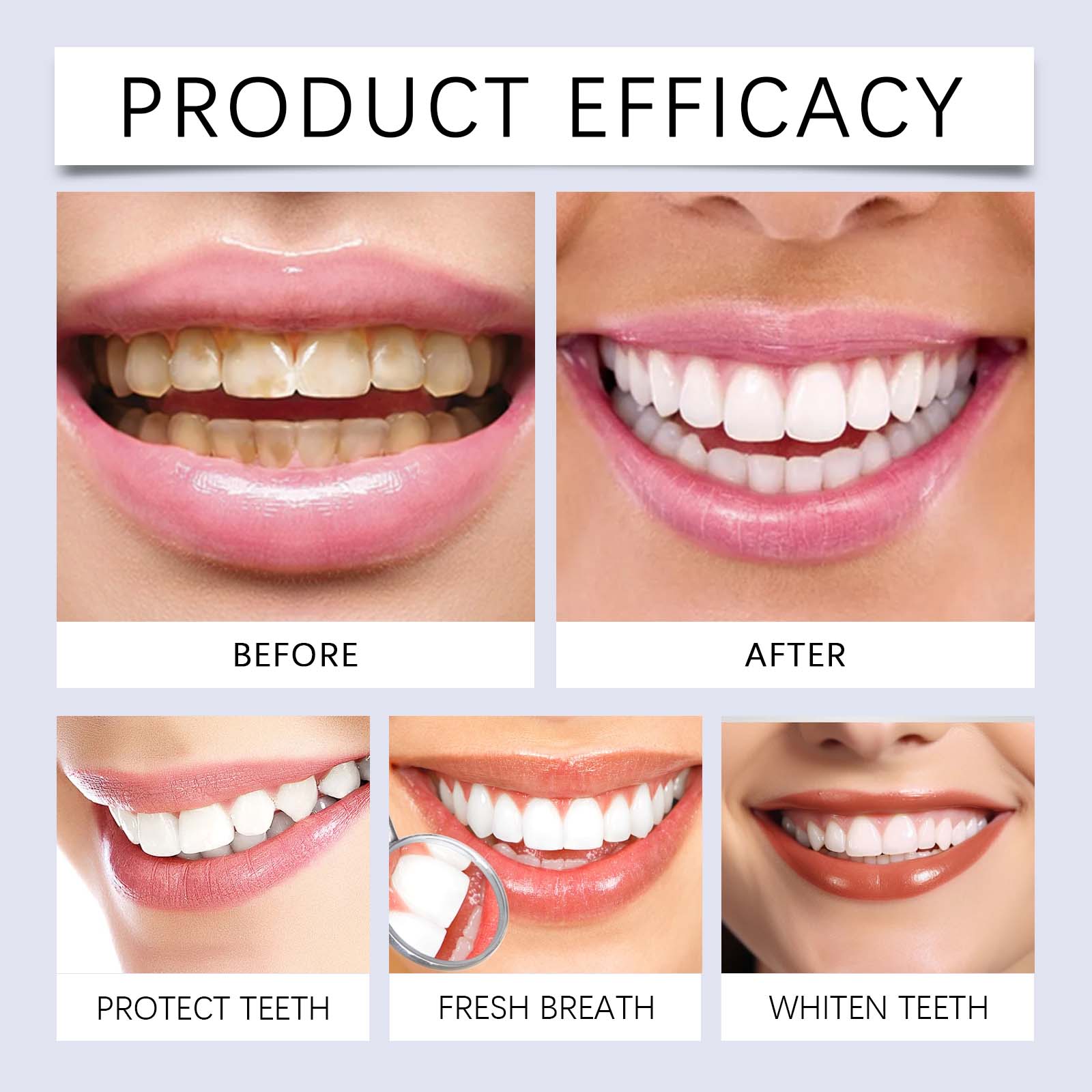 Care Toothpaste Protect Teeth Gently Clean Stains Yellow Dirt Odor Dental Care Toothpaste
