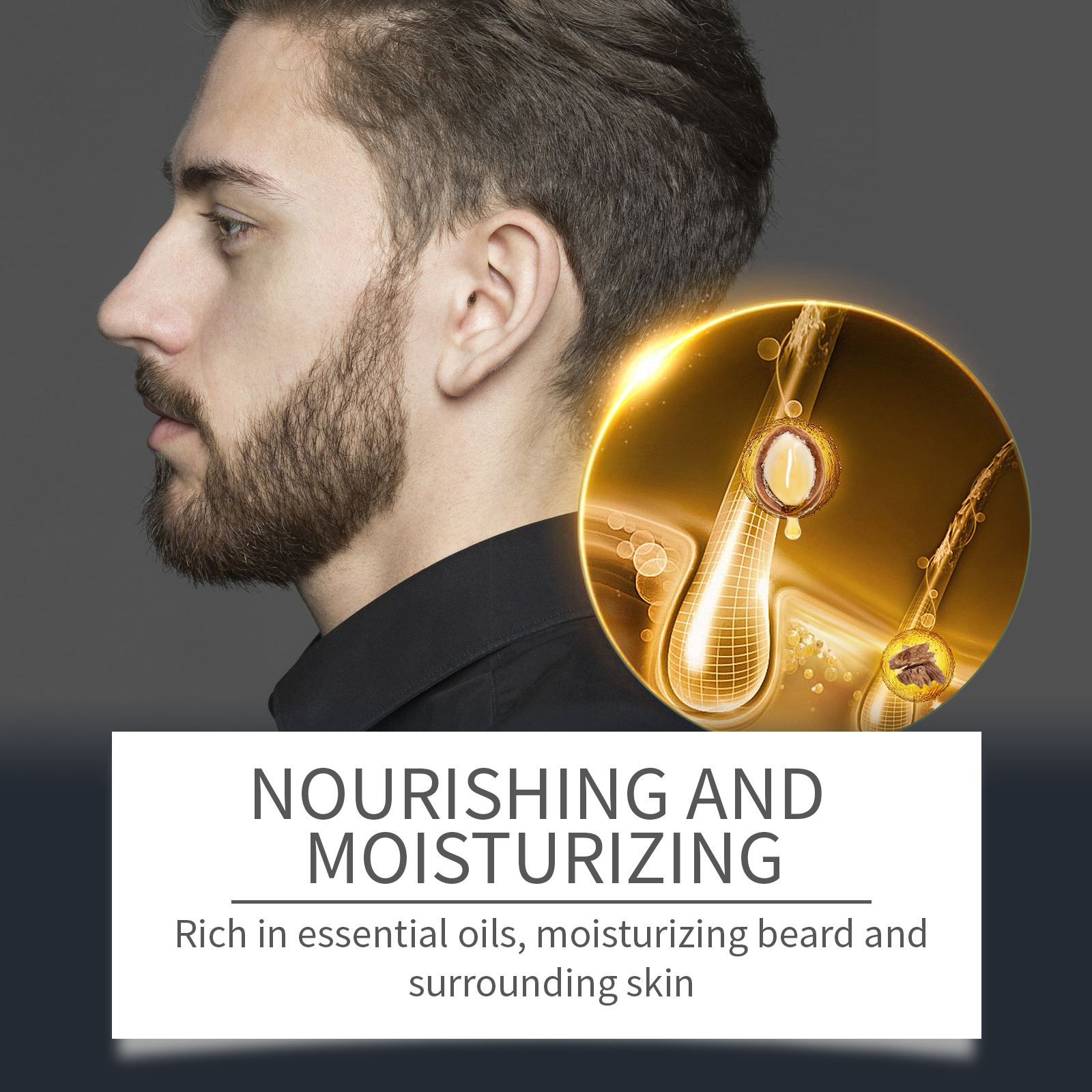 Men Beard Care Kit Set Wash Oil Balm Spray Mousse Filler Pen For Soft Healthy Looking Facial Hair Grooming