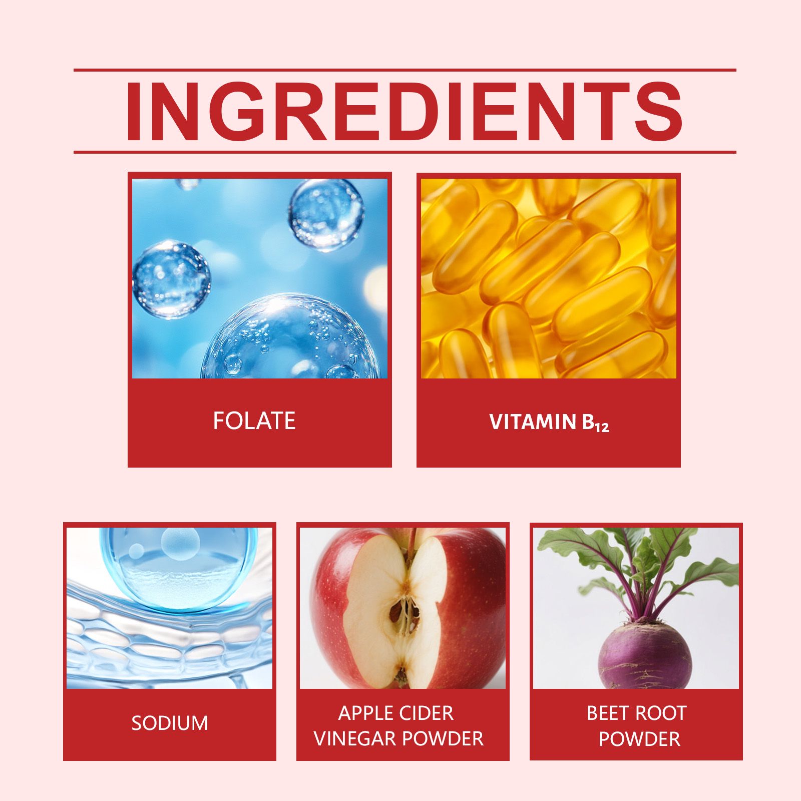 Men Wellness Gummies With Apple Cider Vinegar And Beetroot For Daily Energy Support 30 Pieces
