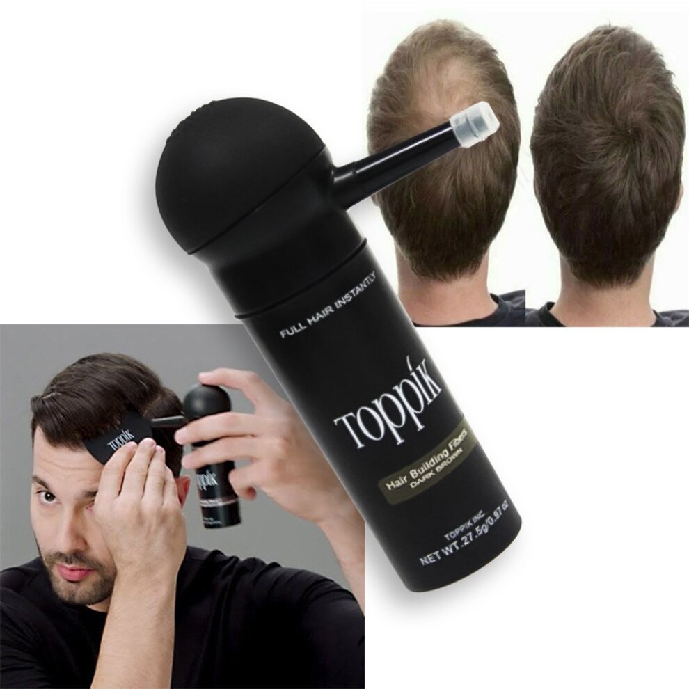 (Black) Toppik Hair Building Fibers and Spray Applicator 27.5g