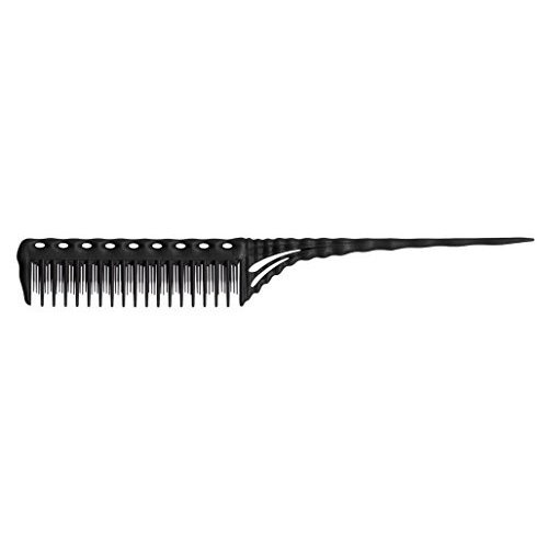 YS Park 150 T Zing Professional Teasing and Back Combing Hair Comb in Black by YS Park