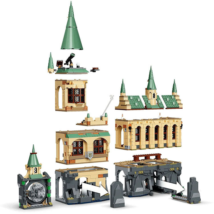 Compatible 19071 Anime Harris Book Building Block Magical Knights Forbidden Forest Brick Toys for Kids Children Christmas Gifts No Box