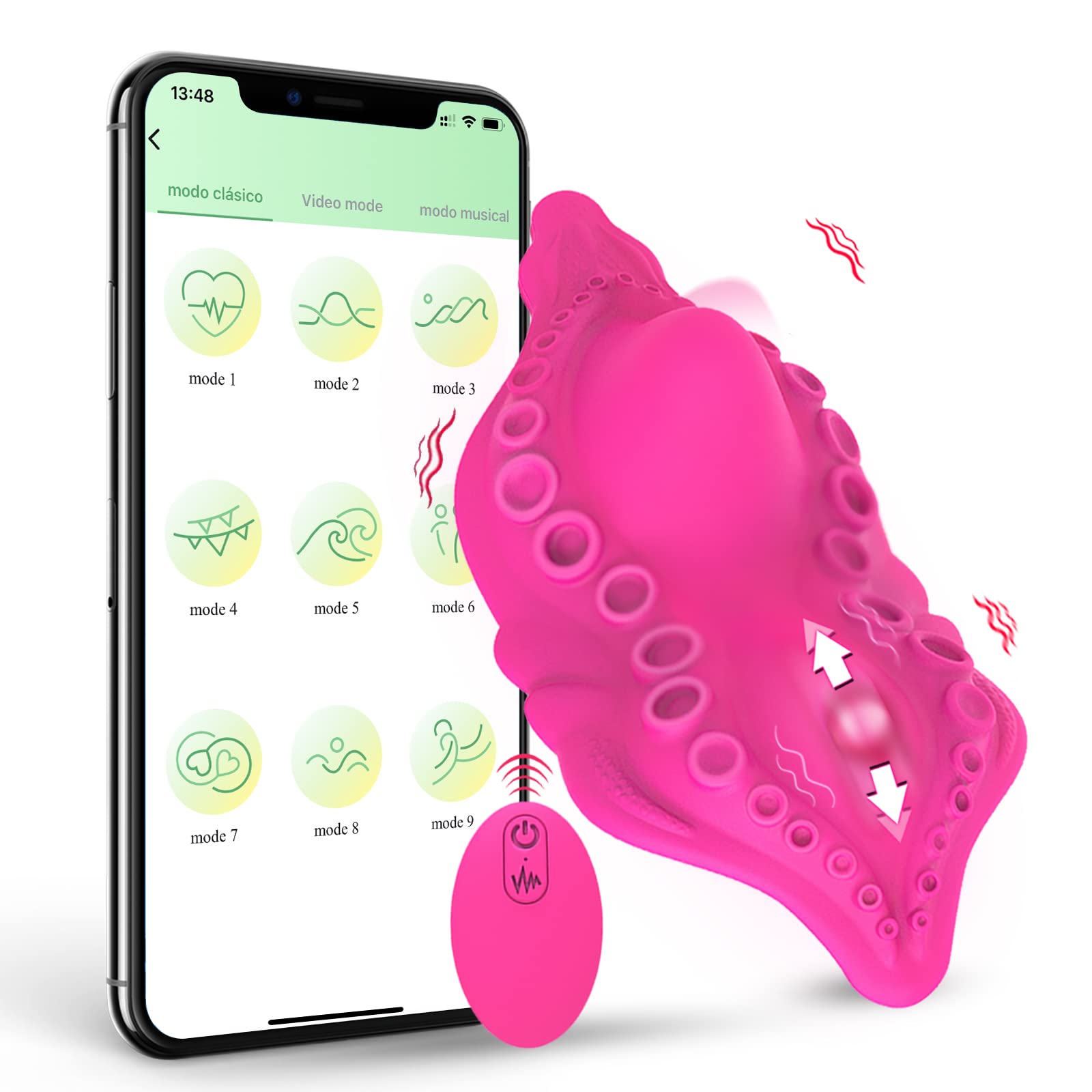 Butterfly Vibrators Wearable Panty Vibrator Clitorals Stimulator Vibrating G Spot Eggs Panties App Remote Control Rechargeable Wearable Sex Toy for Women Pleasure
