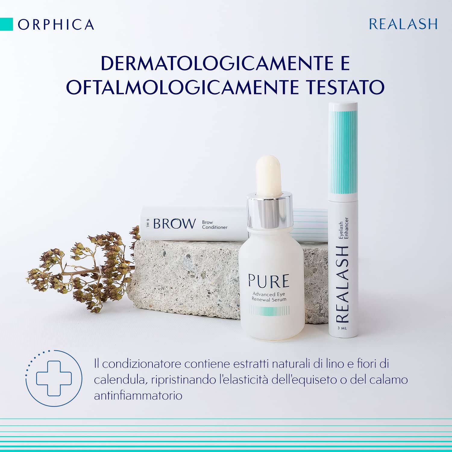 ORPHICA Realash Eyelash Enhancer Lash Nutrition Serum Essentials Conditioner Eye Lash Growth Serum Lash Lifting Extension Supplies 3ml