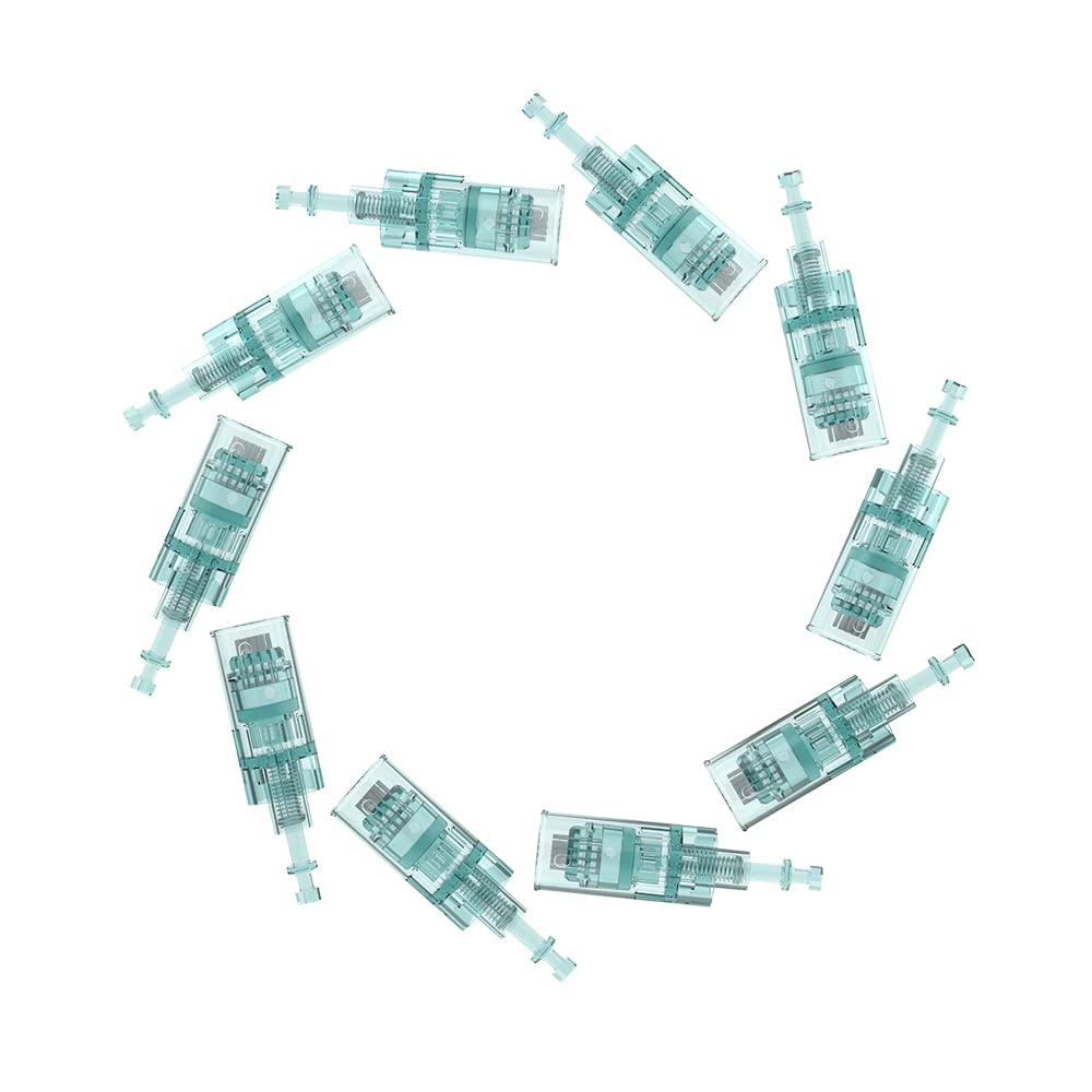 (11 Pin) Dr. Pen A6S Needles Cartridges Disposable Bayonet Replacement Parts 10 pcs Pack