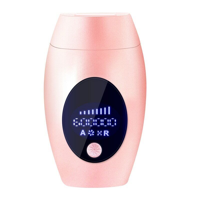 (Pink) Hair Remover Permanent IPL Hair Removal Device Epilator 600000 Shot Led Display
