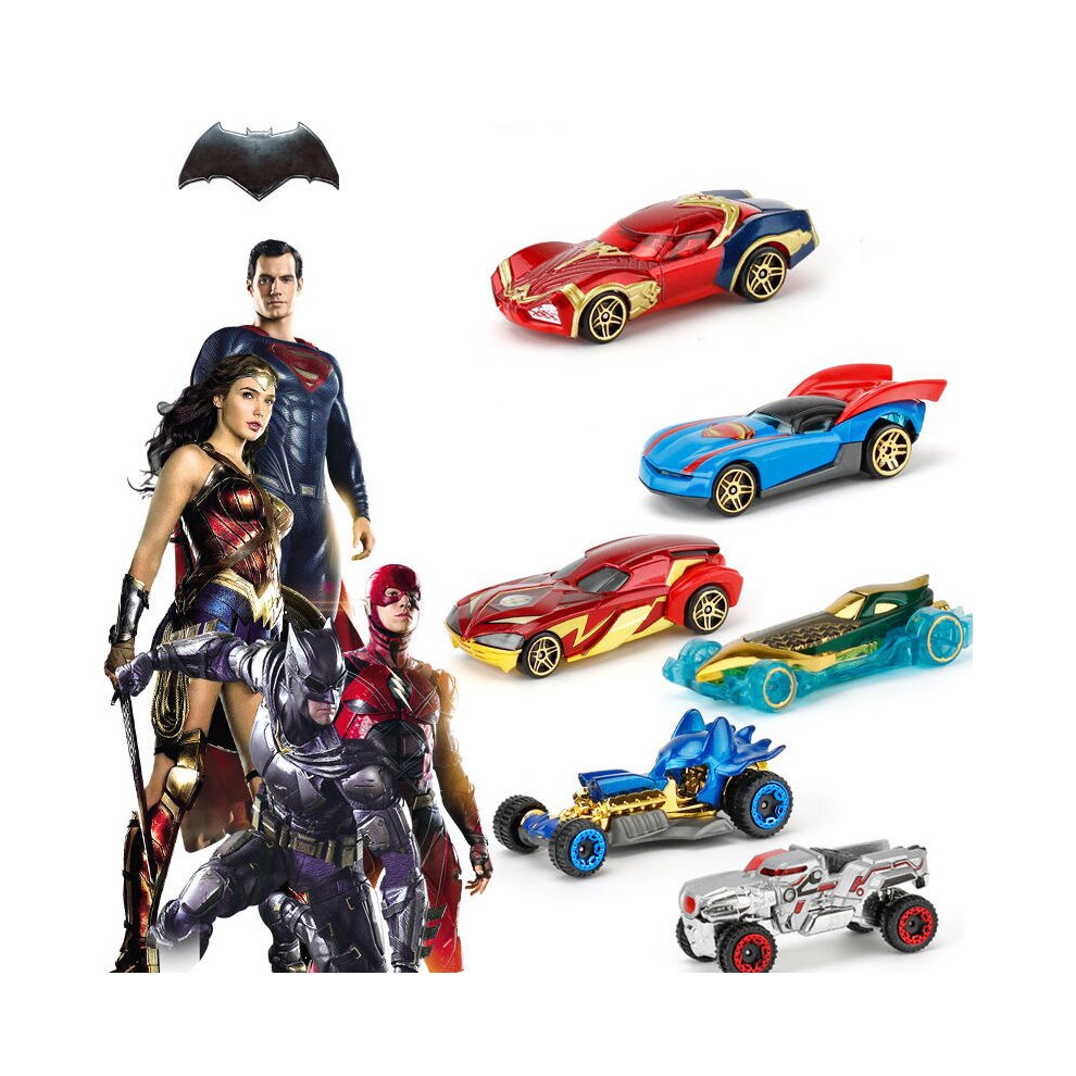 Justice League Toy Cars Racer Car Kids Toy Collection Set Disney Pixar|Avengers Alloy 6pcs
