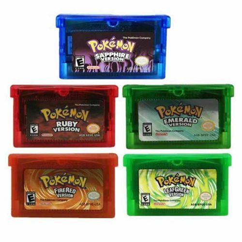 5 All in 1 Set NINTENDO Pokemon Ruby Games GBA Game Boy Advance
