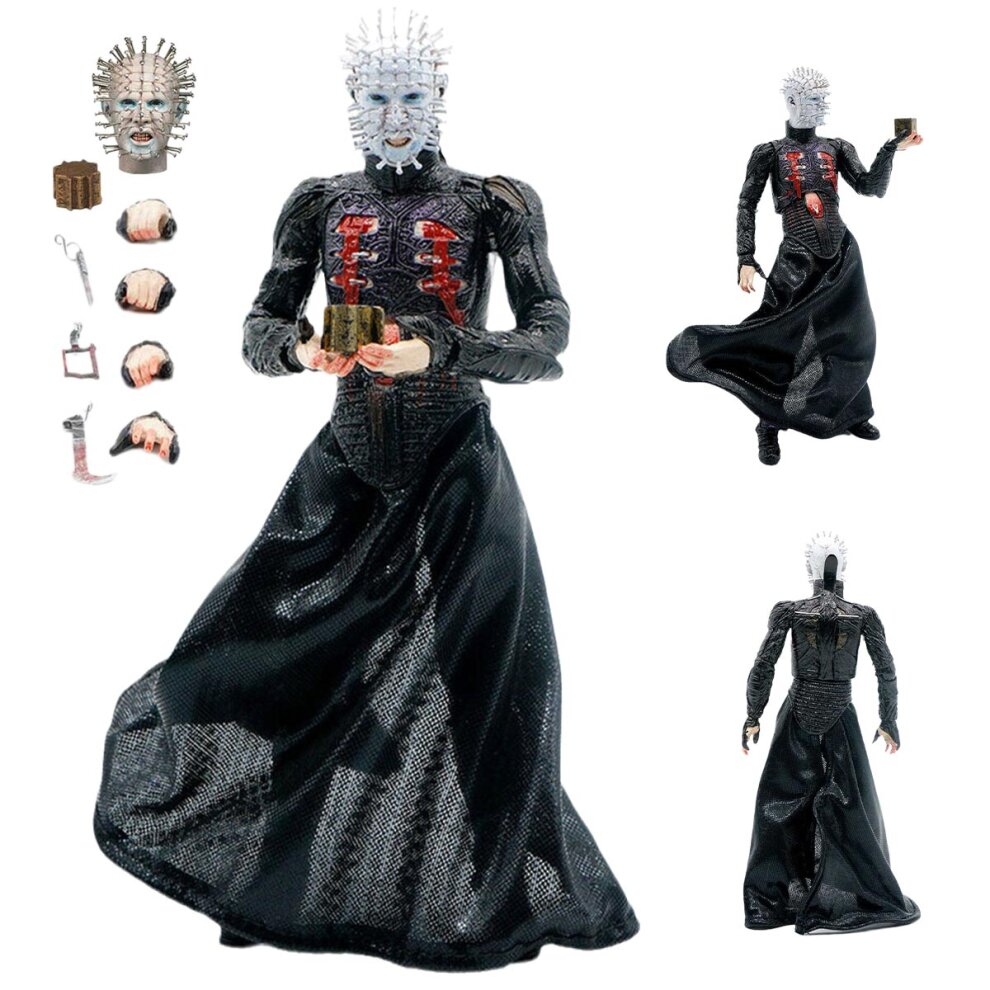 NECA Hellraiser Pinhead Ultimate Action Figure Model Ornaments Doll Collection Box Toys Gift 7 Inches
