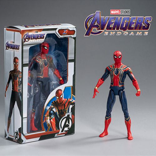 Marvel Avengers Super Hero Iron Spider Man Toy PVC 7 Action Figure Model Gift