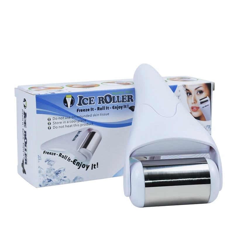(Blue) Face Roller Cool Ice Roller Massager Skin Lifting Tool Face Lift Massage Women Skin Care Tools