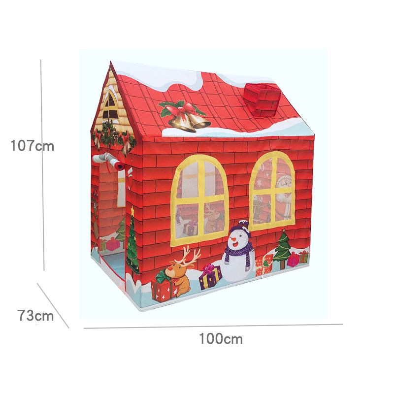 Christmas Themed Play Tent Festive Fun House for Kids