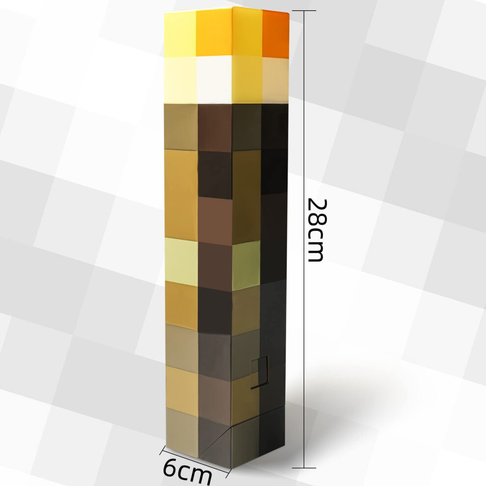 Minecraft Lamp Wall Torch Rechargeable Night Light