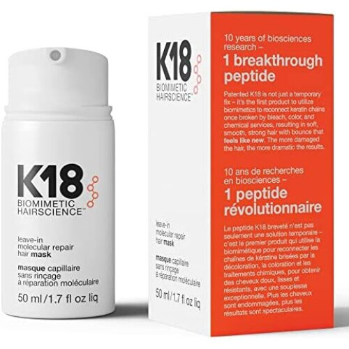 K18 Leave-in Molecular Hair MASK, Maschera Per Capelli Peptidica Bioattiva Idratante Sen HQ