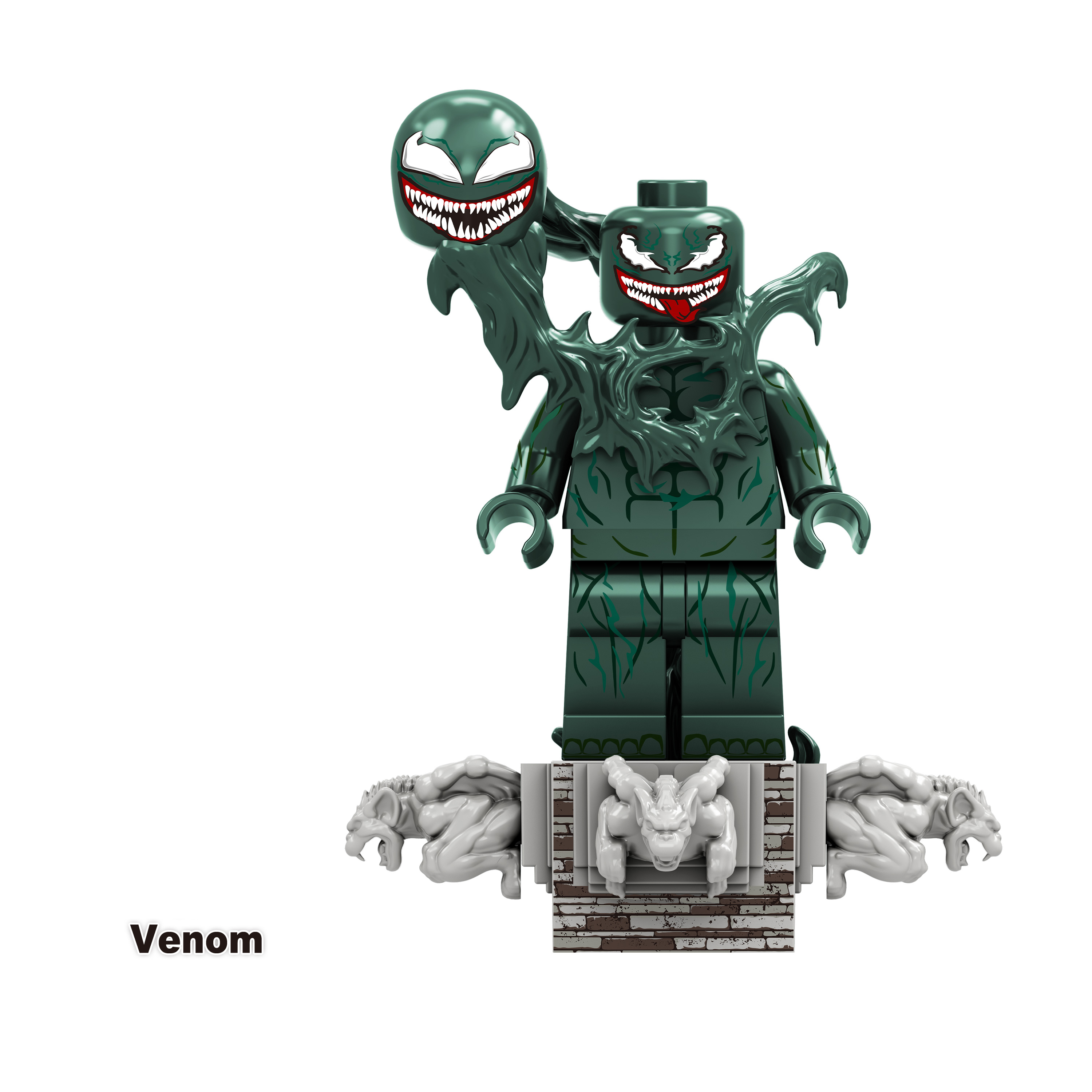 8PCS Avengers Venom Eddie Brock Mini Figure Super Hero Building Blocks Minifigures Set Kids Toys Fit Lego