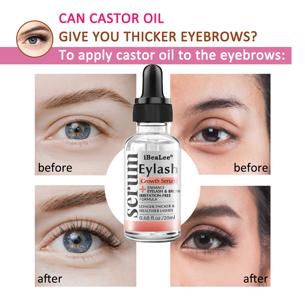 Eyelash Growth Serum Eyebrow Enhancer Products Longer Fuller Thicker Lashes Treatment Eye Care Liquid For Women 20ml