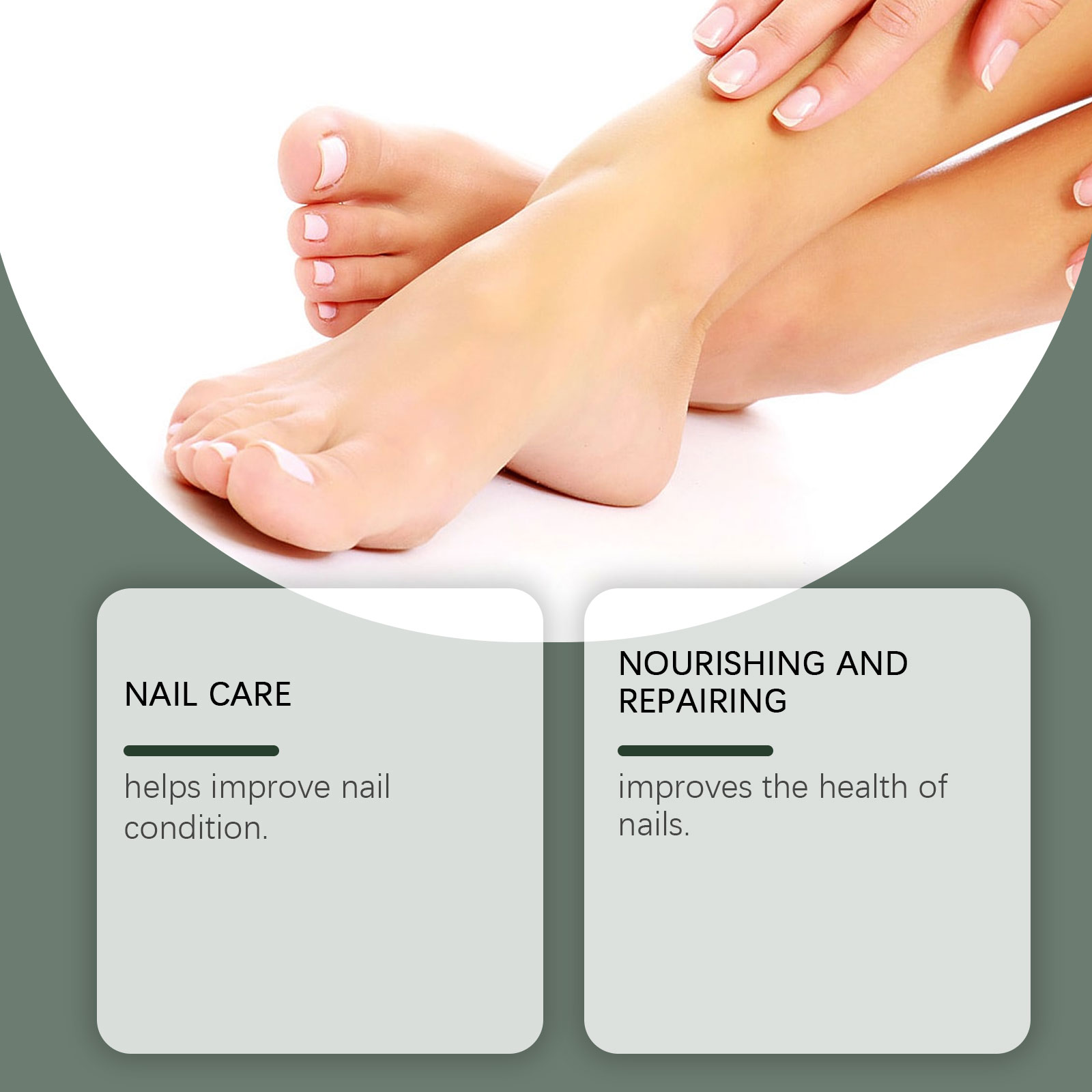 Toe Nail Care Serum Nail Fungus Treatment Repair Serum 50ml Herbal Nail Fungus Treatment Spray Tea Tree Oil & Ginger Infused