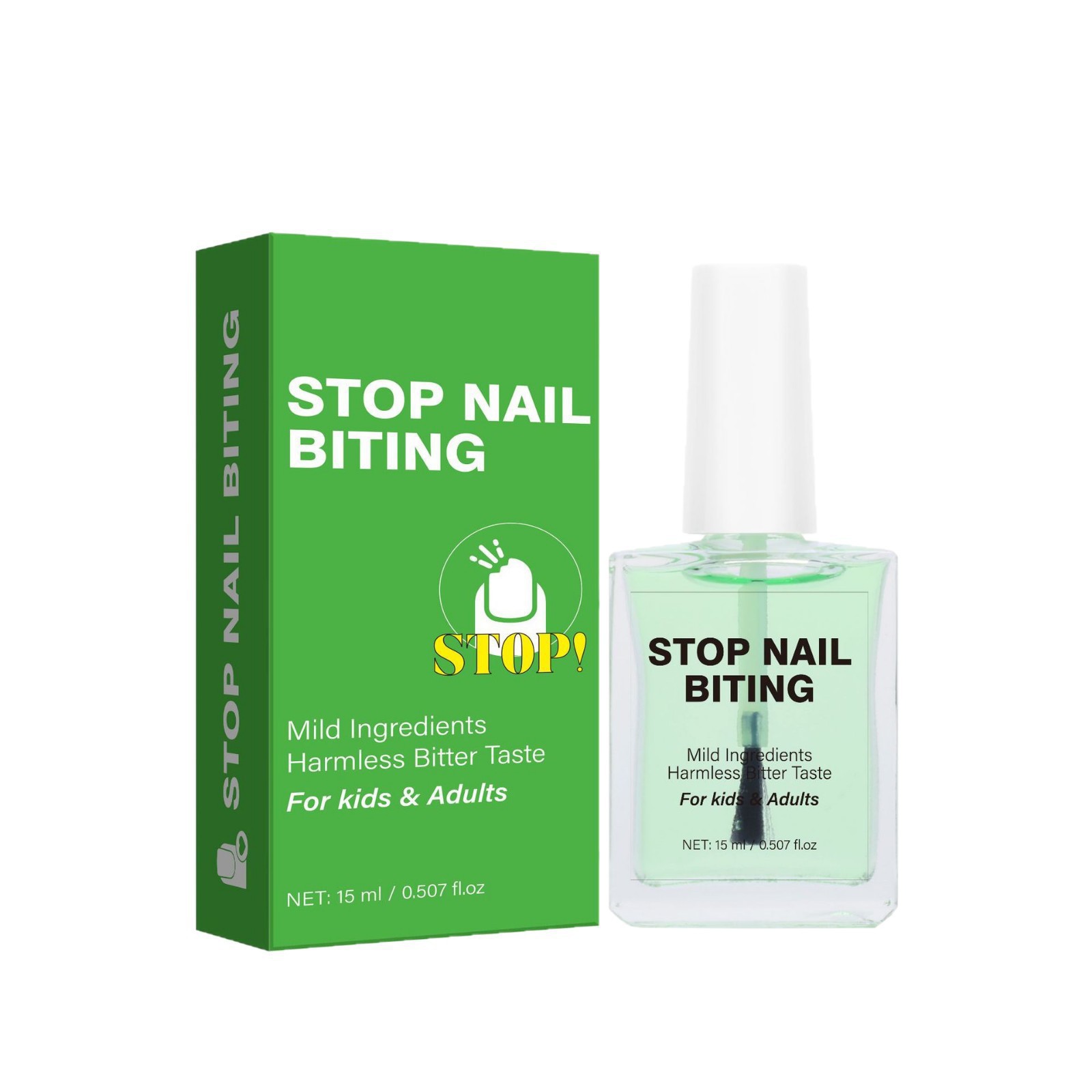 Anti Nail Biting Liquid For Cuticle Care Bitter Taste Deterrent And Nail Strengthening Treatment