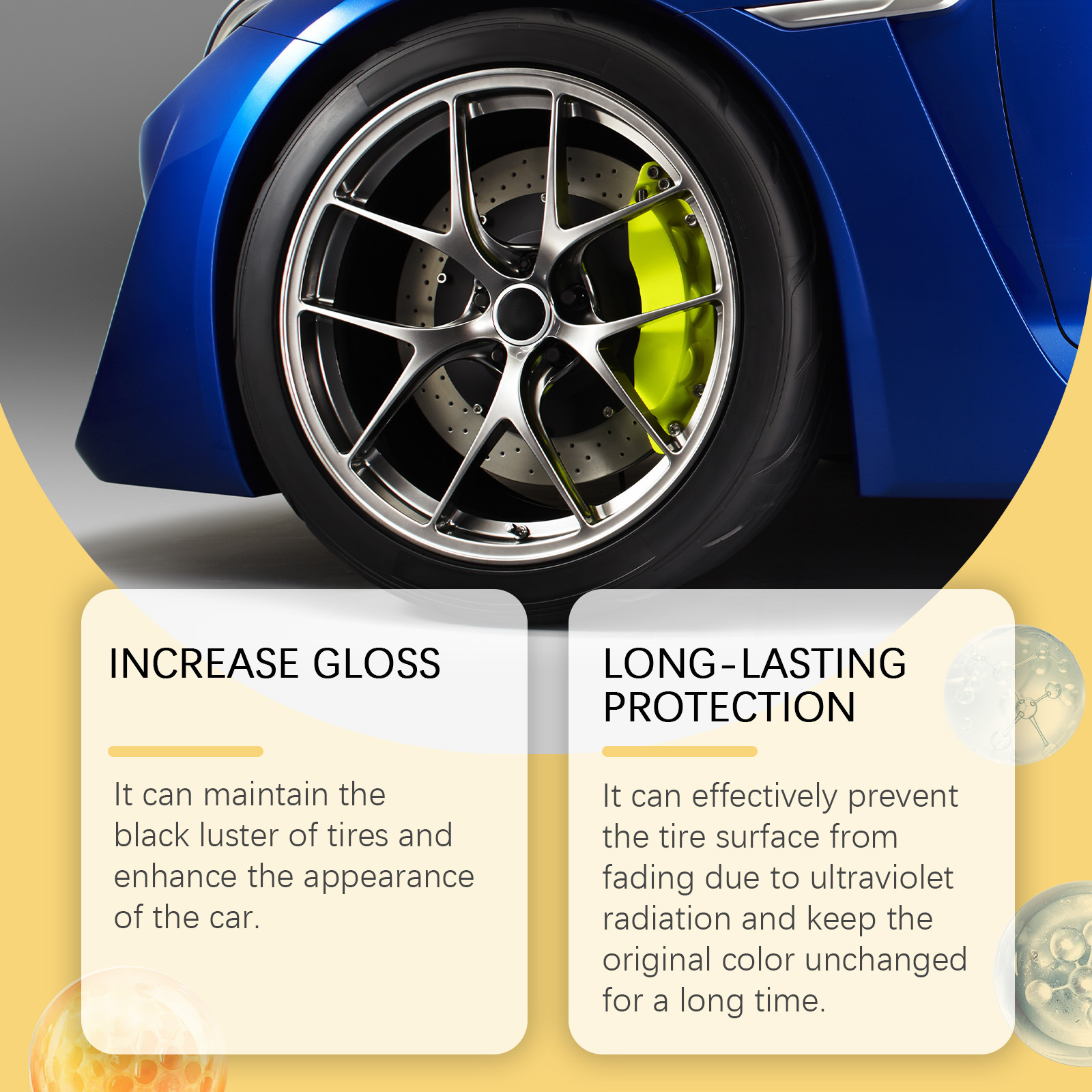 Tyre Restoration Cream For Cleaning Rust Removal Polishing And Waterproof Dirt Protection Car Wheel Renovator