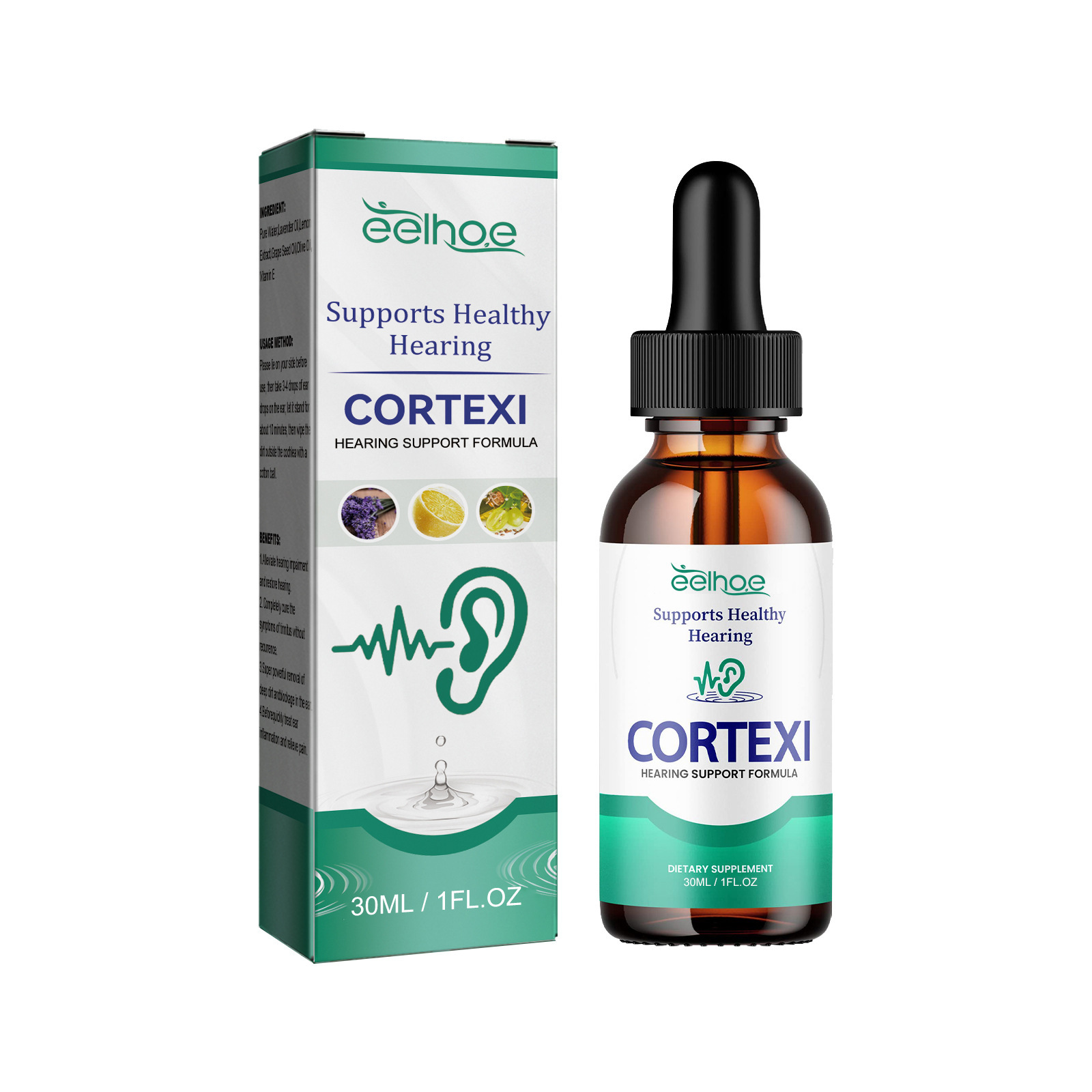 Ear Drops For Gentle Ear Wax Removal Daily Ear Hygiene Cleansing And Soothing Ear Care Solution