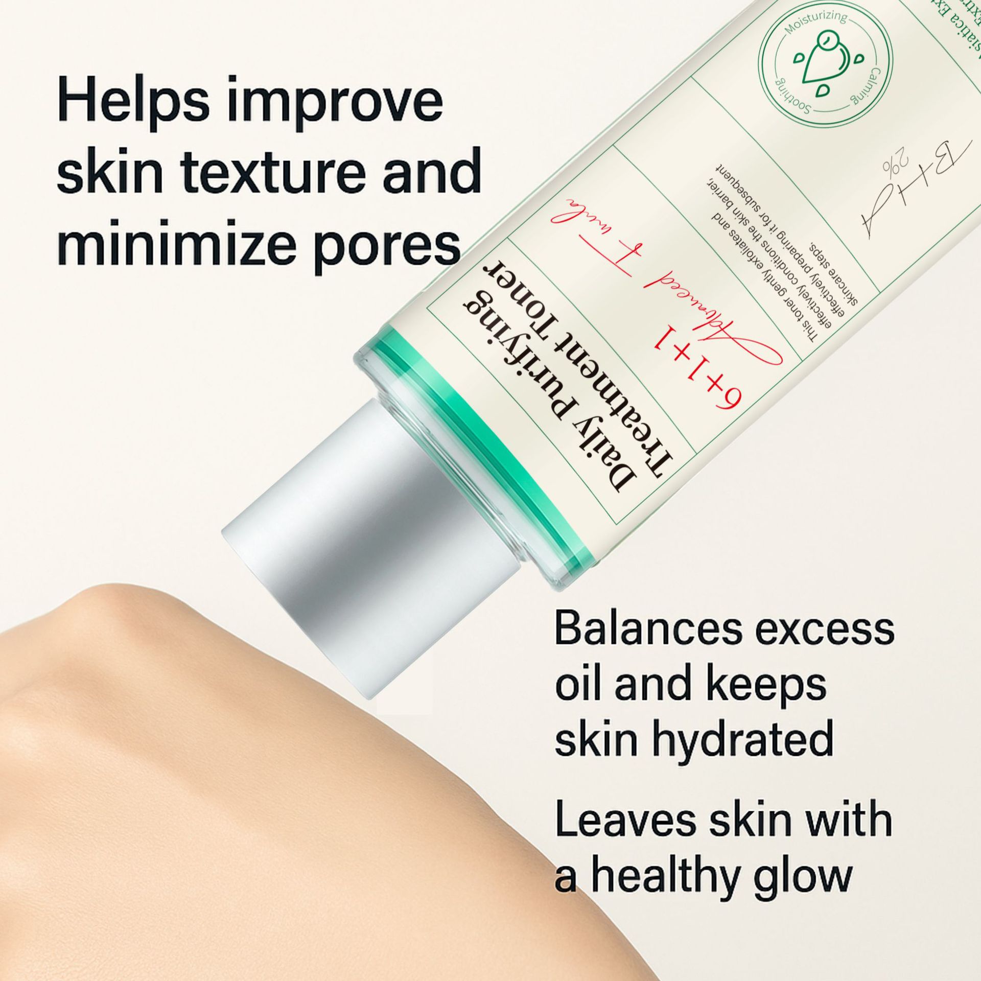 Daily Purifying Toner Gentle Hydrating Moisturizing For Refreshed Balanced Skin Daily Face Care 100ml