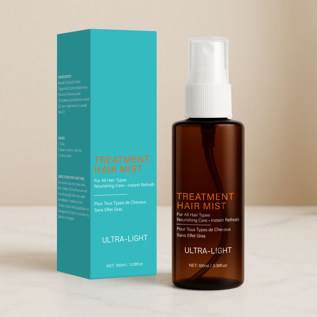 Treatment Hair Oil Mist Nourishing Smoothing For Dry Damaged Hair Daily Styling And Hydration Care 100ml