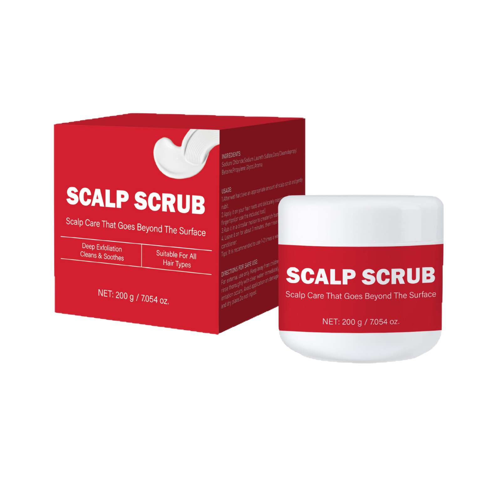 Scalp Exfoliating Scrub Shampoo Anti Itch Dandruff Control Deep Cleansing Purifying For Oily Flaky Scalp Daily Hair And Scalp Care 