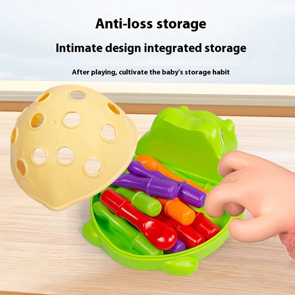 (GN) Toddler Montessori Fine Motor Toys Sensory Hedgehog Toys Baby Preschooler Educational Sensory Motor Skills Travel Toys Kids Gift