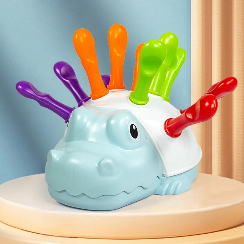 (GN) Toddler Montessori Fine Motor Toys Sensory Hedgehog Toys Baby Preschooler Educational Sensory Motor Skills Travel Toys Kids Gift