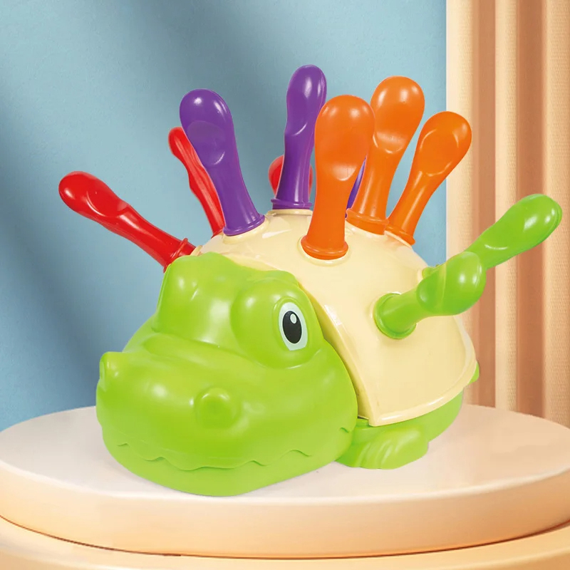 (GN) Toddler Montessori Fine Motor Toys Sensory Hedgehog Toys Baby Preschooler Educational Sensory Motor Skills Travel Toys Kids Gift