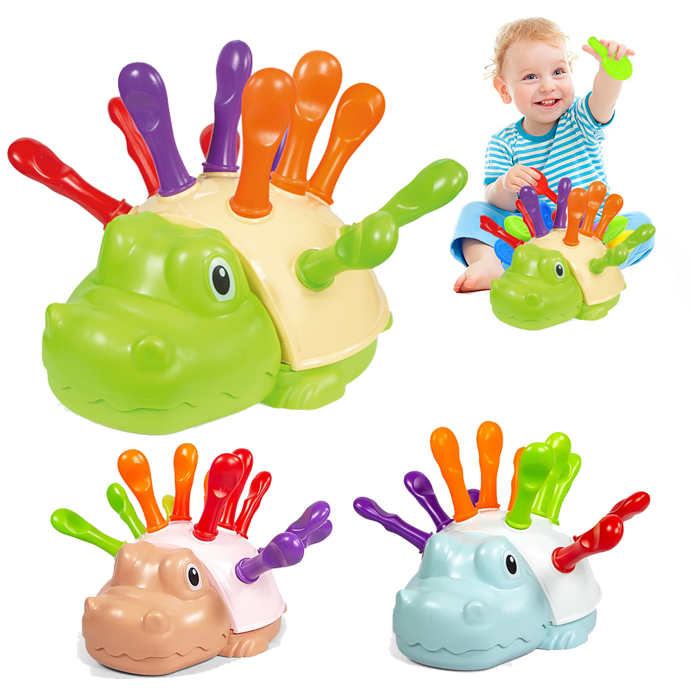 (GN) Toddler Montessori Fine Motor Toys Sensory Hedgehog Toys Baby Preschooler Educational Sensory Motor Skills Travel Toys Kids Gift