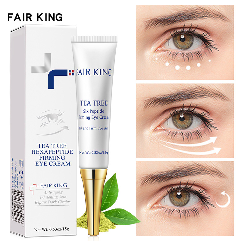 Tea Tree Eye Cream For Dark Circles Puffiness Fine Lines Moisturizing Daily Eye Care Treatment 15g